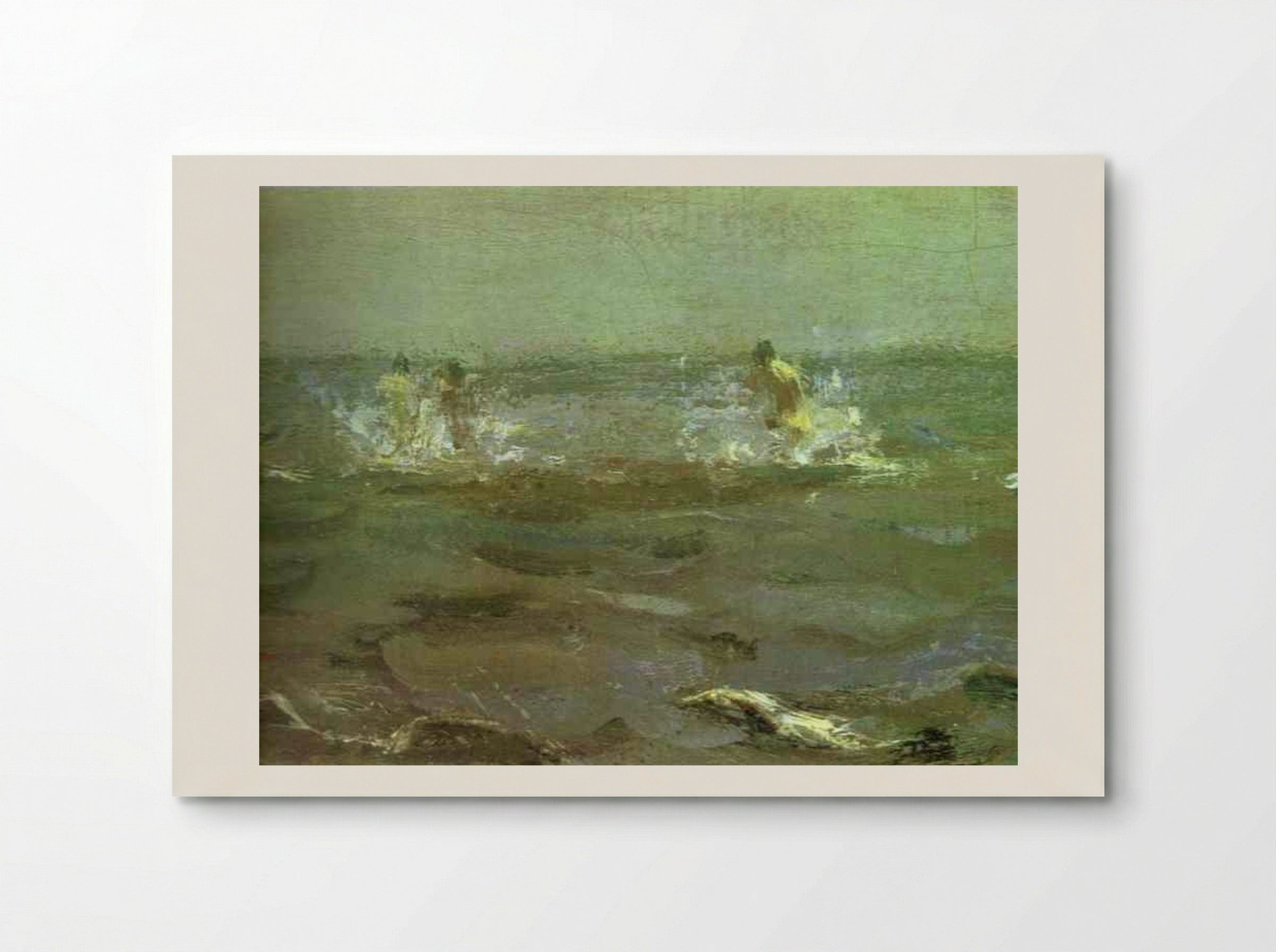 Bathing a Horse - Valentin Serov - Poster