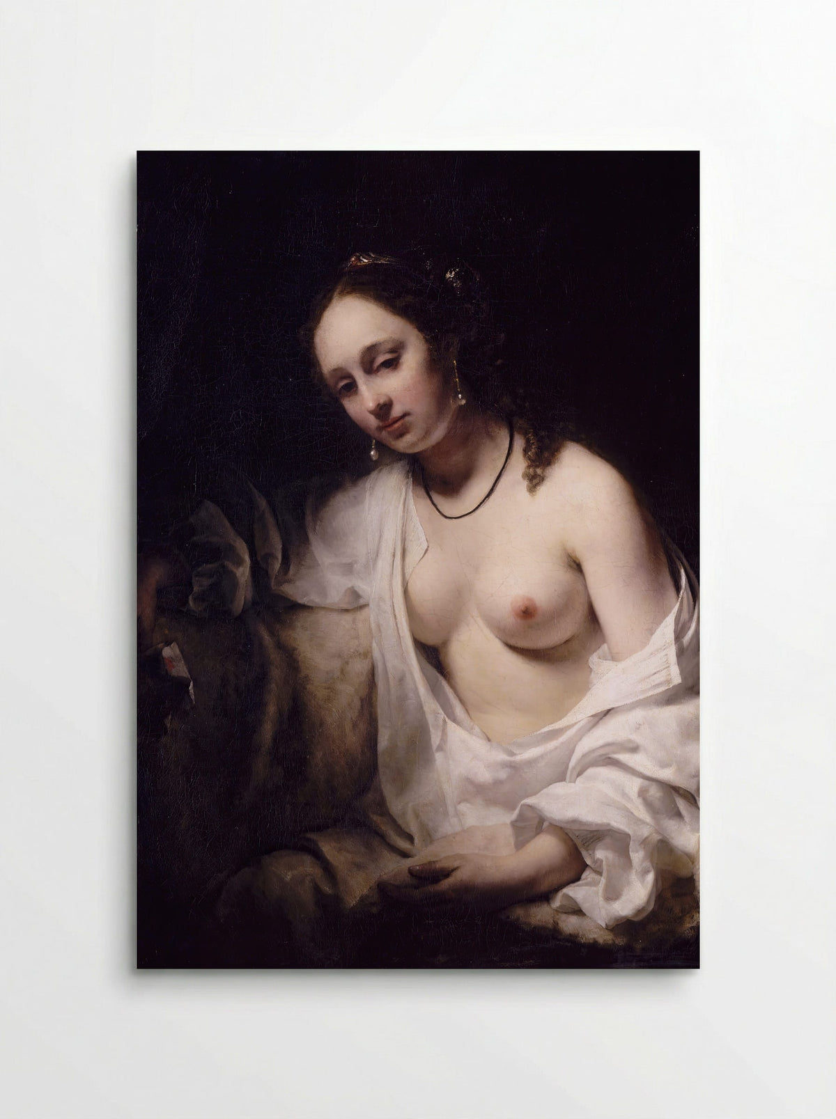 Bathsheba with King David's Letter - Willem Drost - Poster
