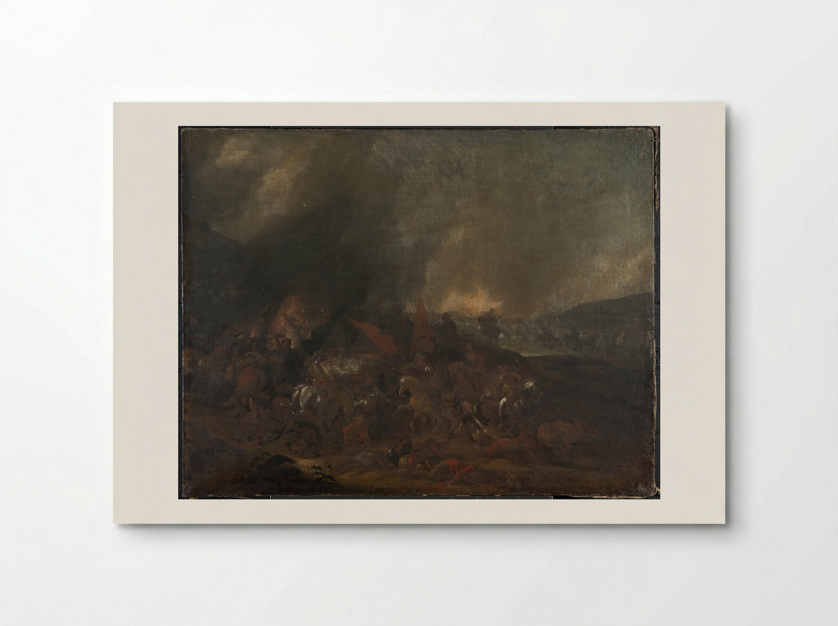 Battle Scene - Johann Philipp Lemke - Poster