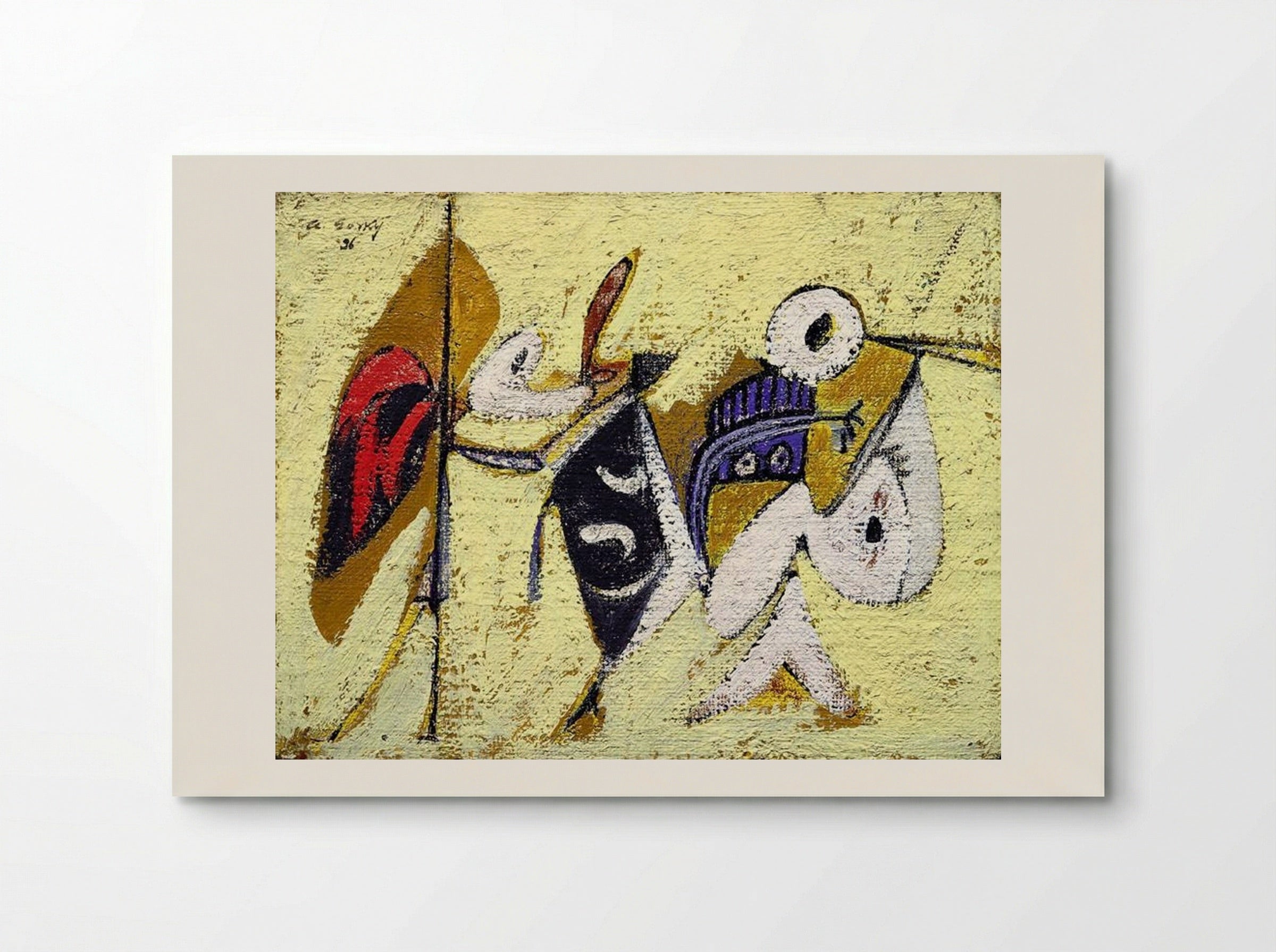 Battle at Sunset with the God of Maize (Composition No. 1) - Arshile Gorky - Poster