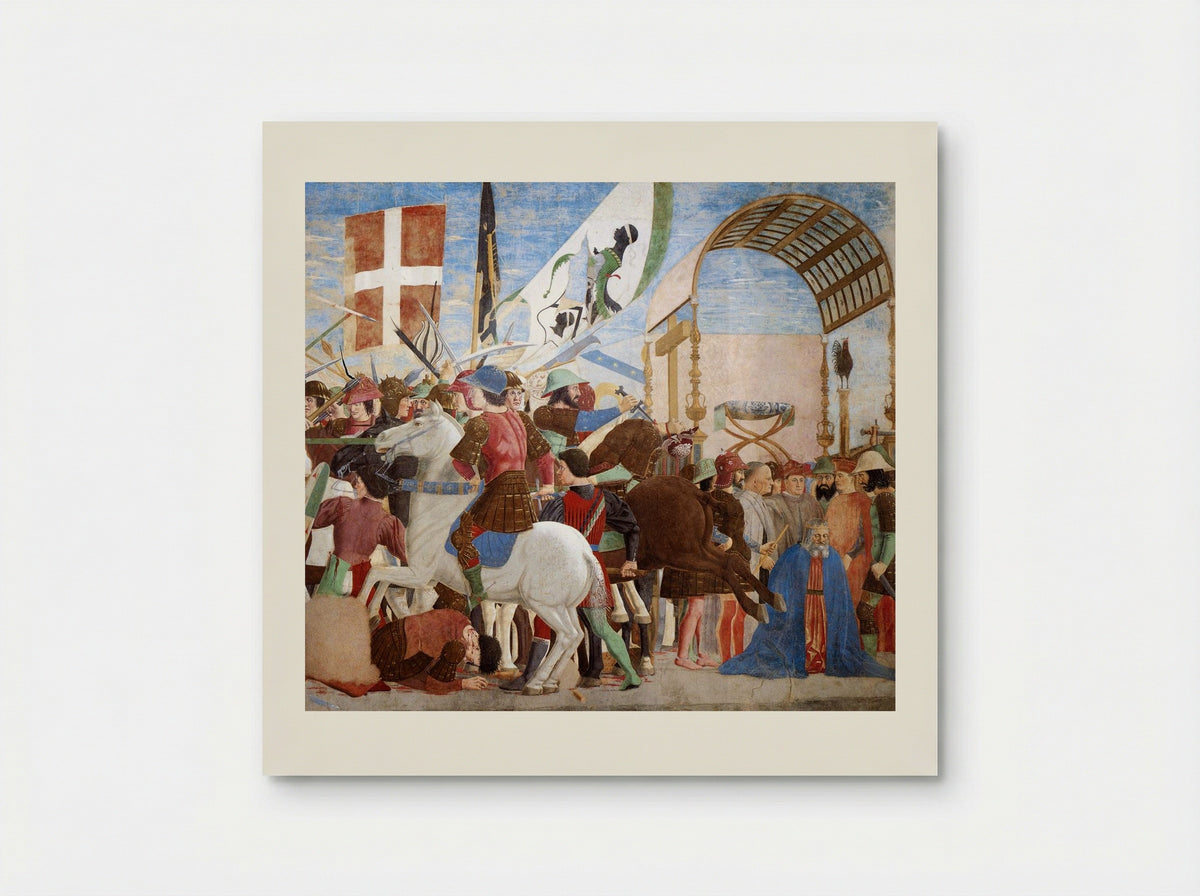 Battle between Heraclius and Chosroes - Piero della Francesca - Poster