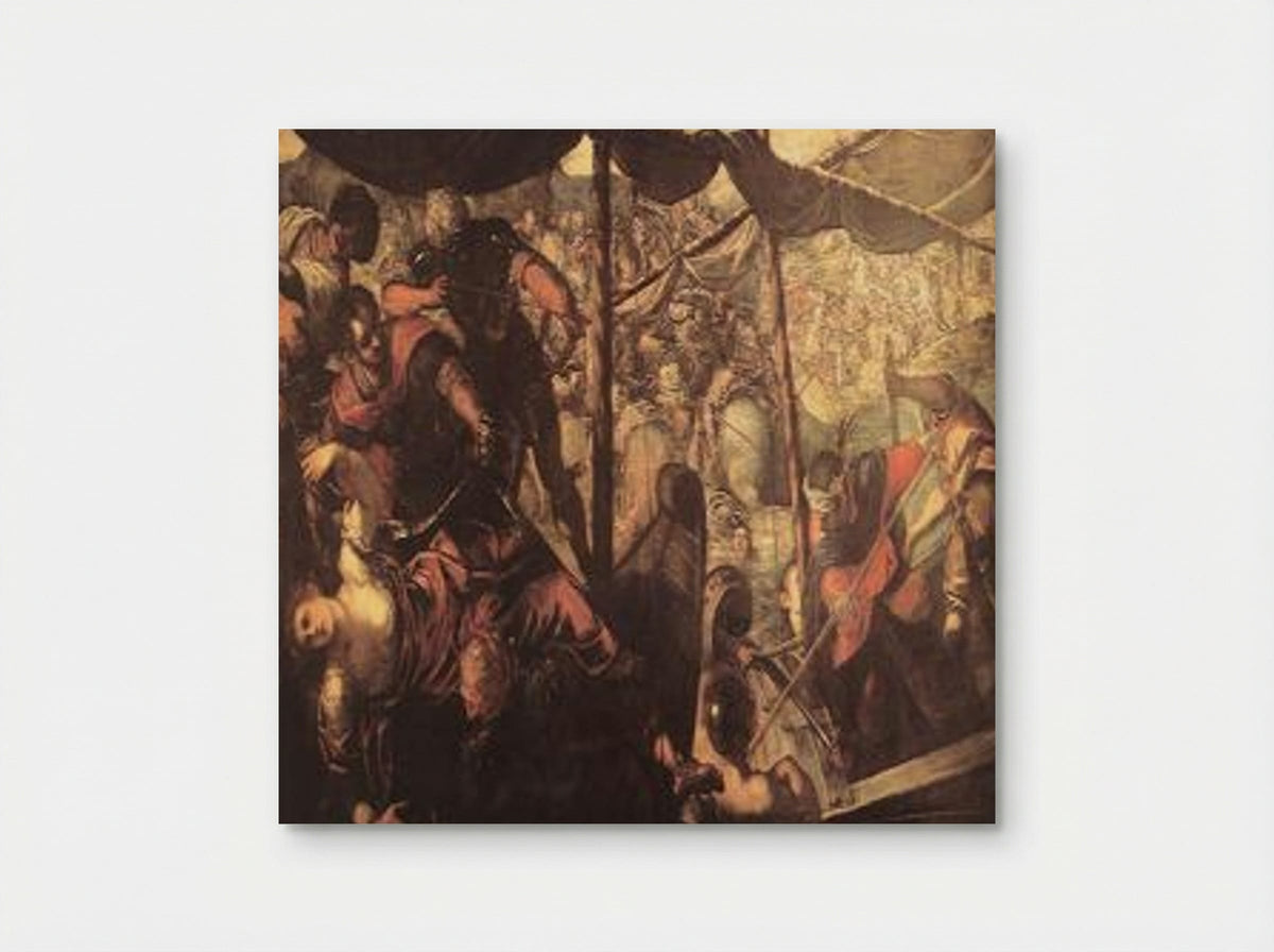 Battle between Turks and Christians - Tintoretto - Poster