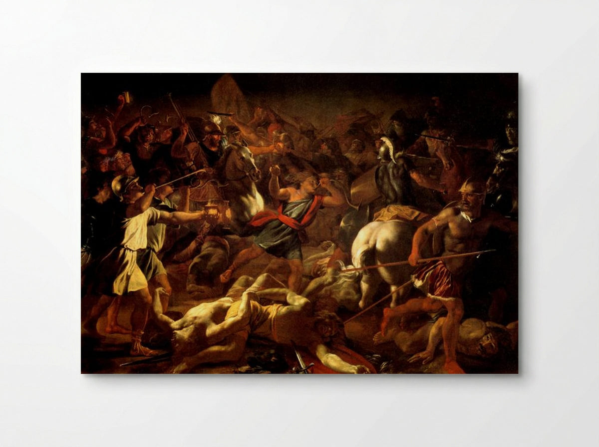 Battle of Gideon Against the Midianites - Nicolas Poussin - Poster