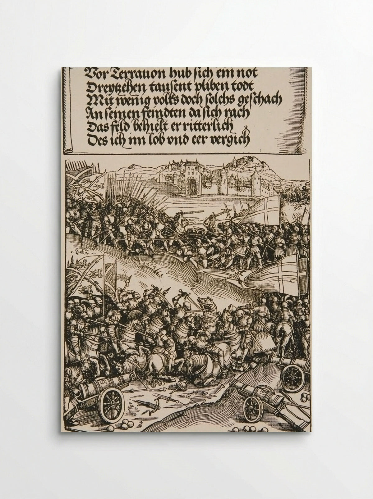 Battle of Guinegate - Wolf Traut - Poster