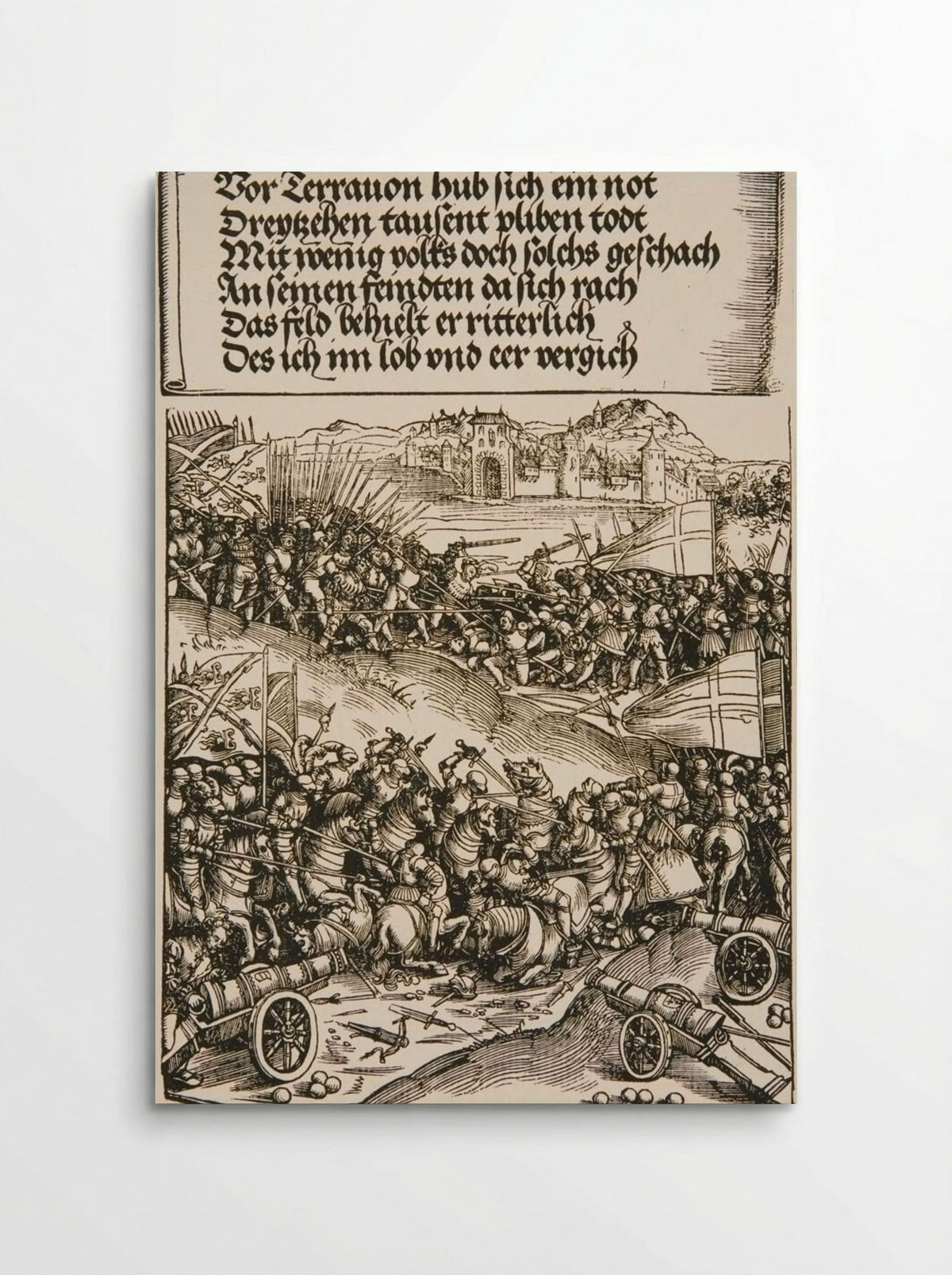 Battle of Guinegate - Wolf Traut - Poster