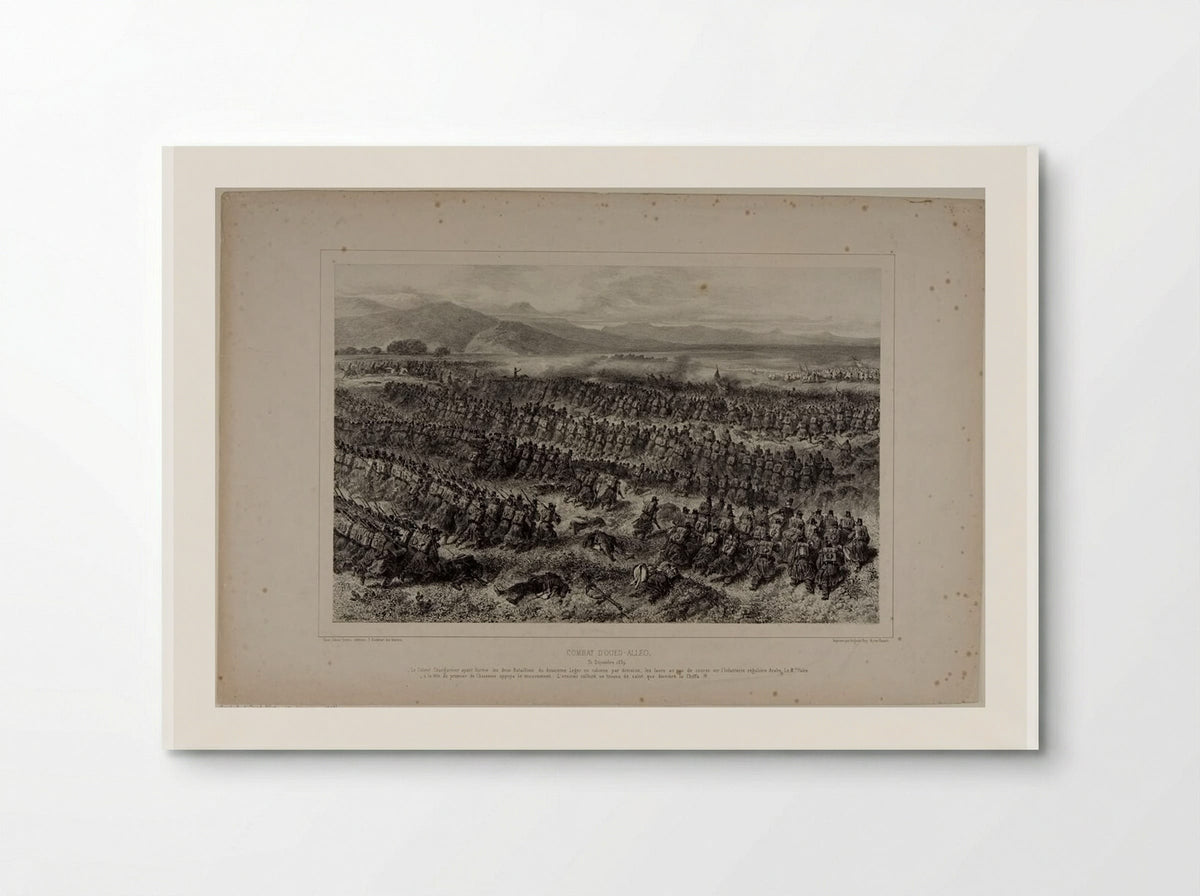 Battle of Oued-Alleg, December 31, 1839 - Denis-Auguste-Marie Raffet - Poster