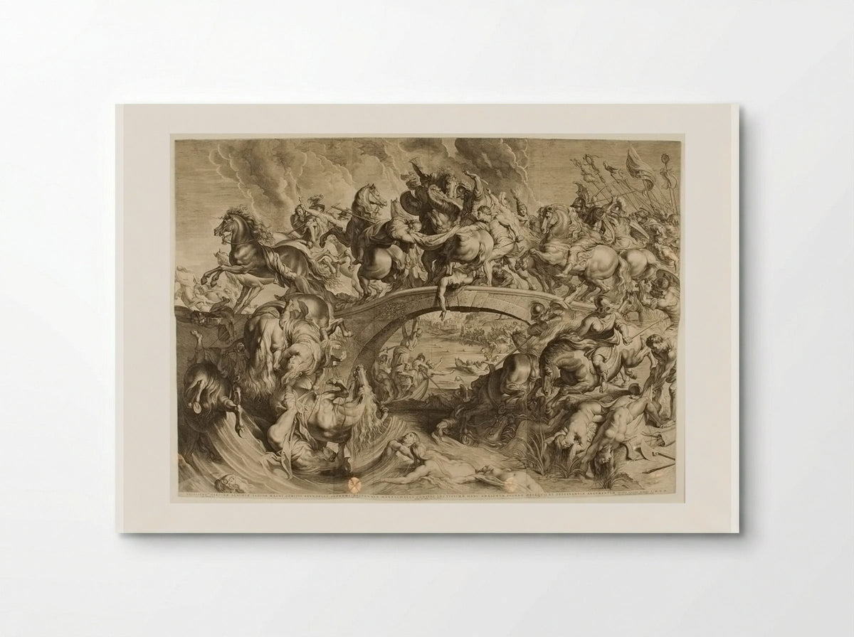 Battle of the Amazons - Lucas Vorsterman I - Poster