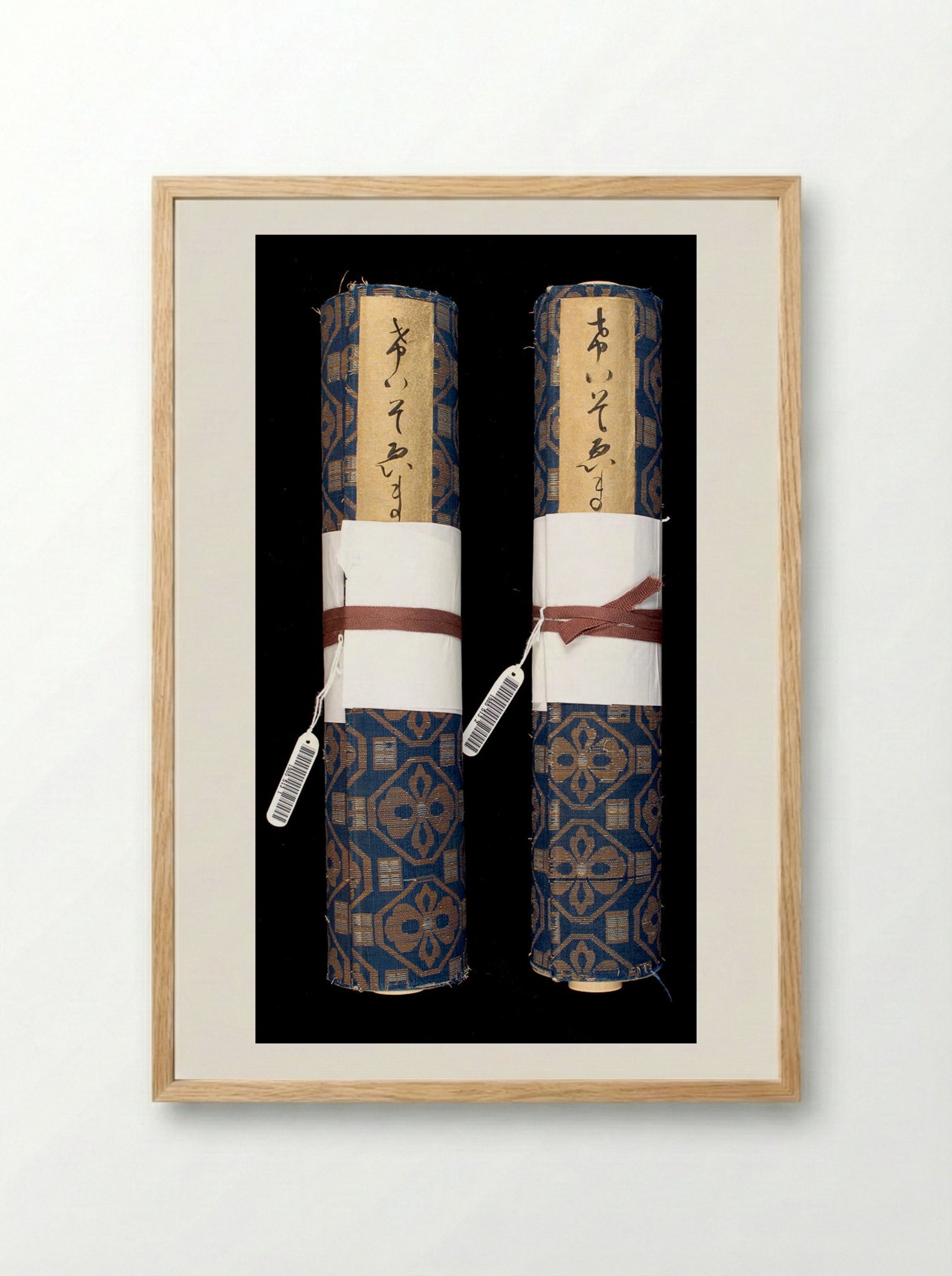 Battle of the Chickens and Rats (Keisō emaki) - Asai Ryōi - Framed Print Wood