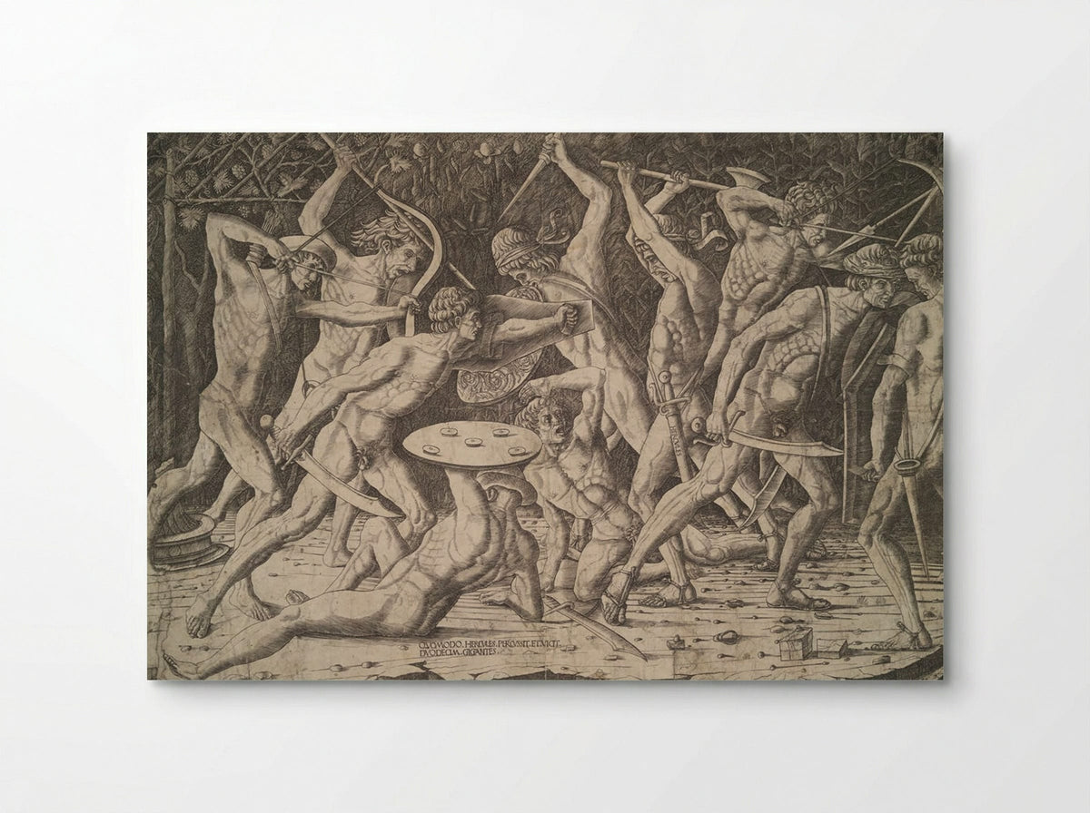 Battle of the Nudes - Antonio Pollaiuolo - Poster