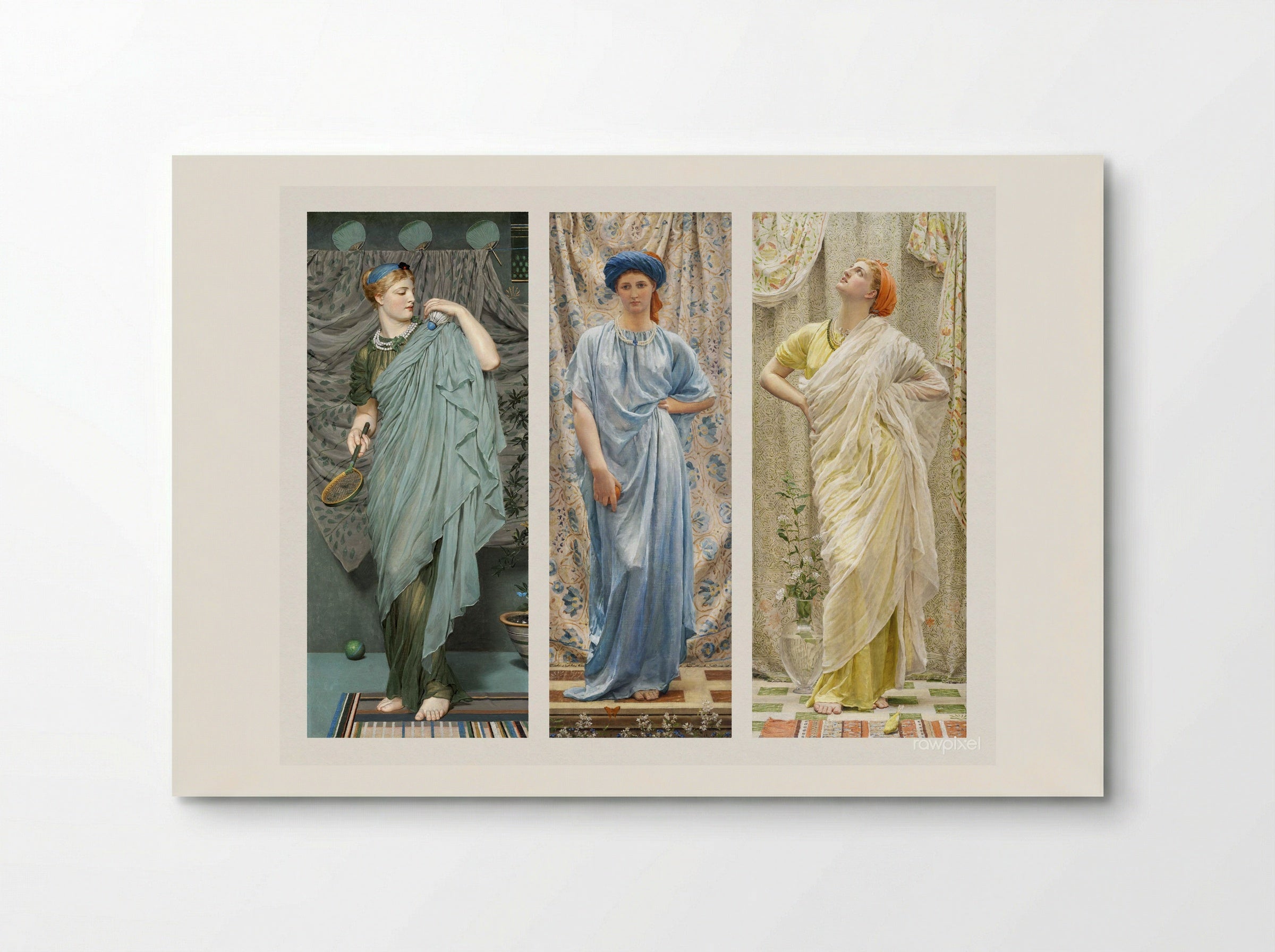 Battledore - Albert Joseph Moore - Poster