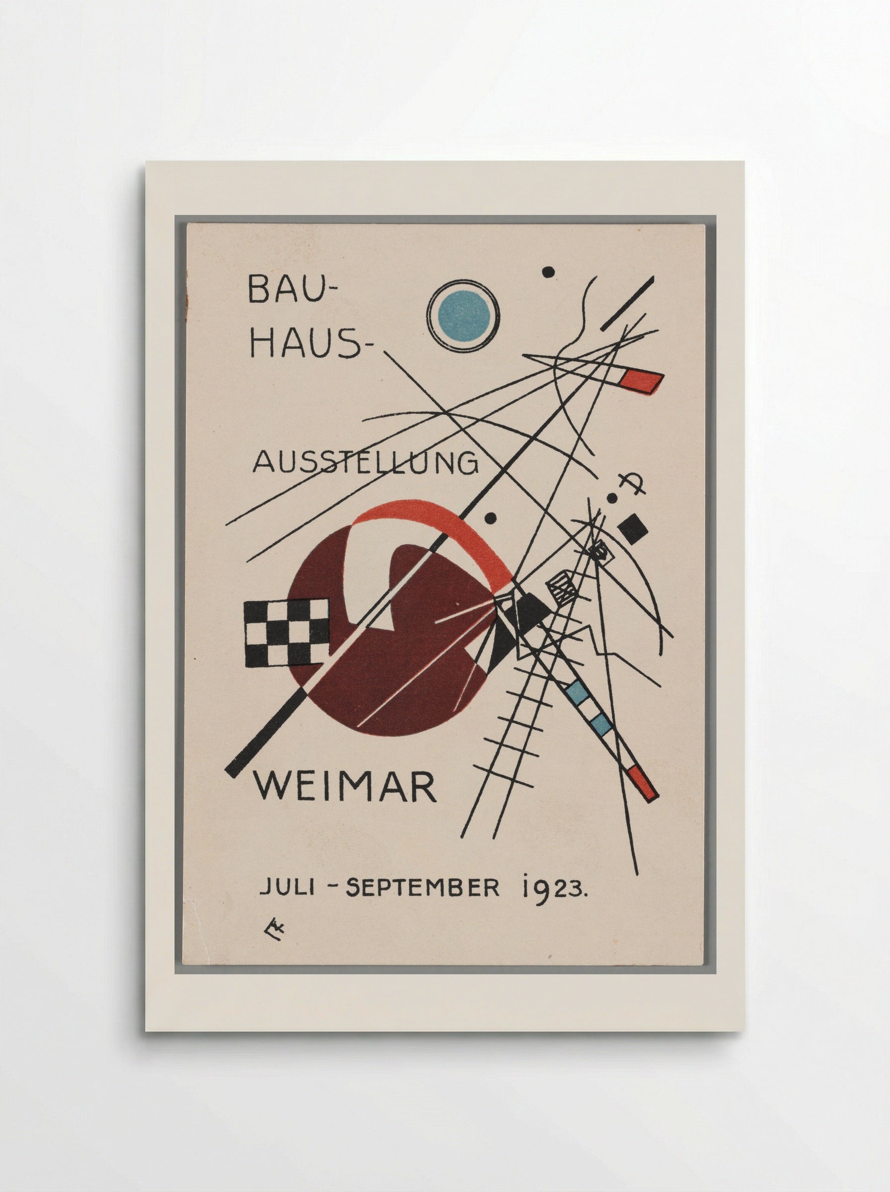 Bauhaus Exhibition Postcard No. 3 - Wassily Kandinsky - Poster