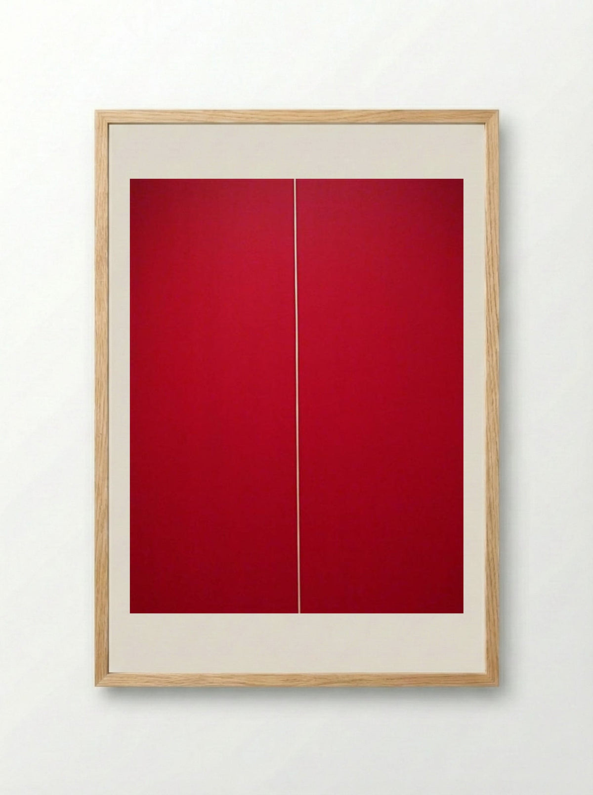 Be I - Barnett Newman - Framed Print Wood