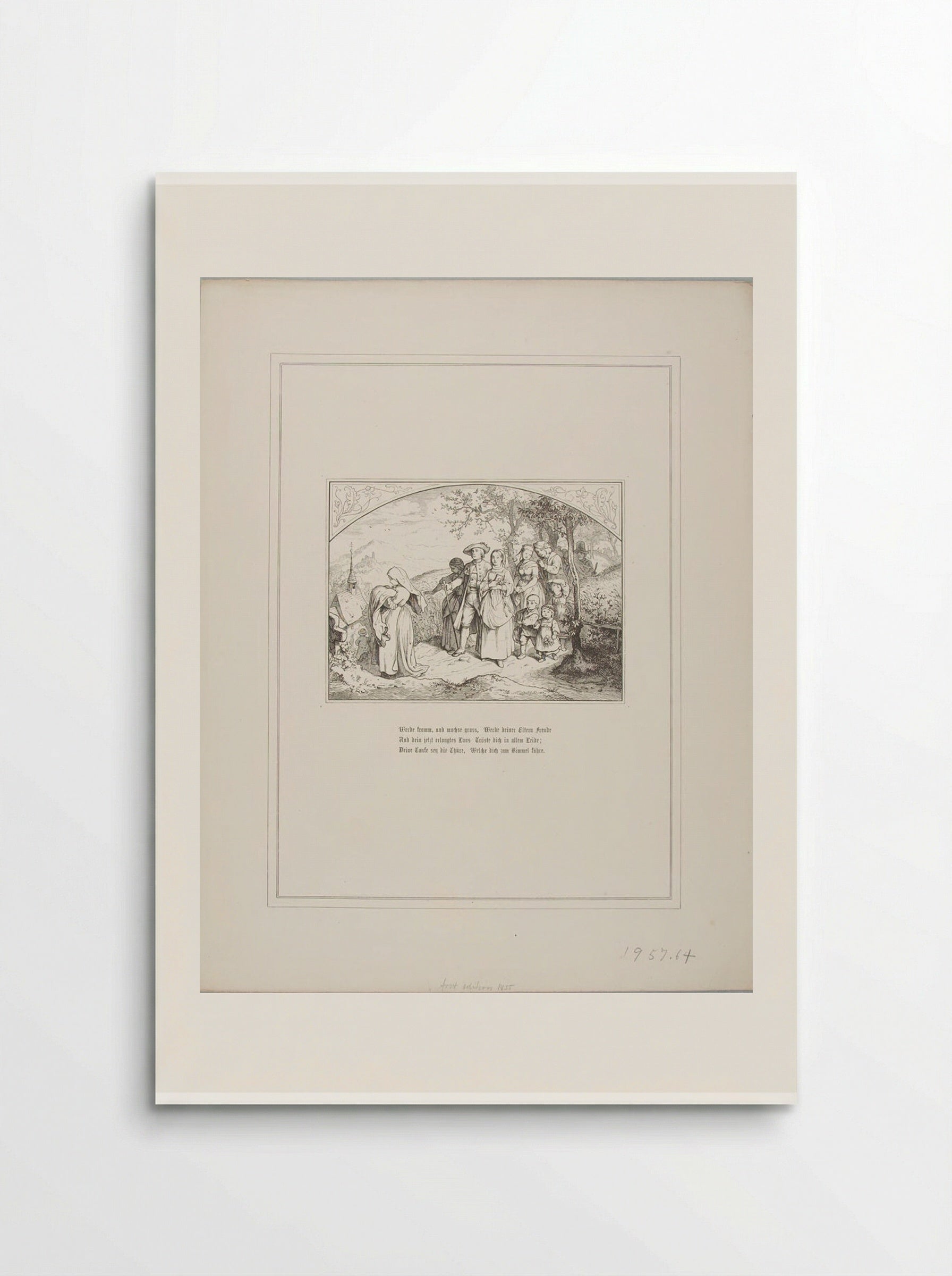 Be Pious and Grow - Adrian Ludwig Richter - Poster