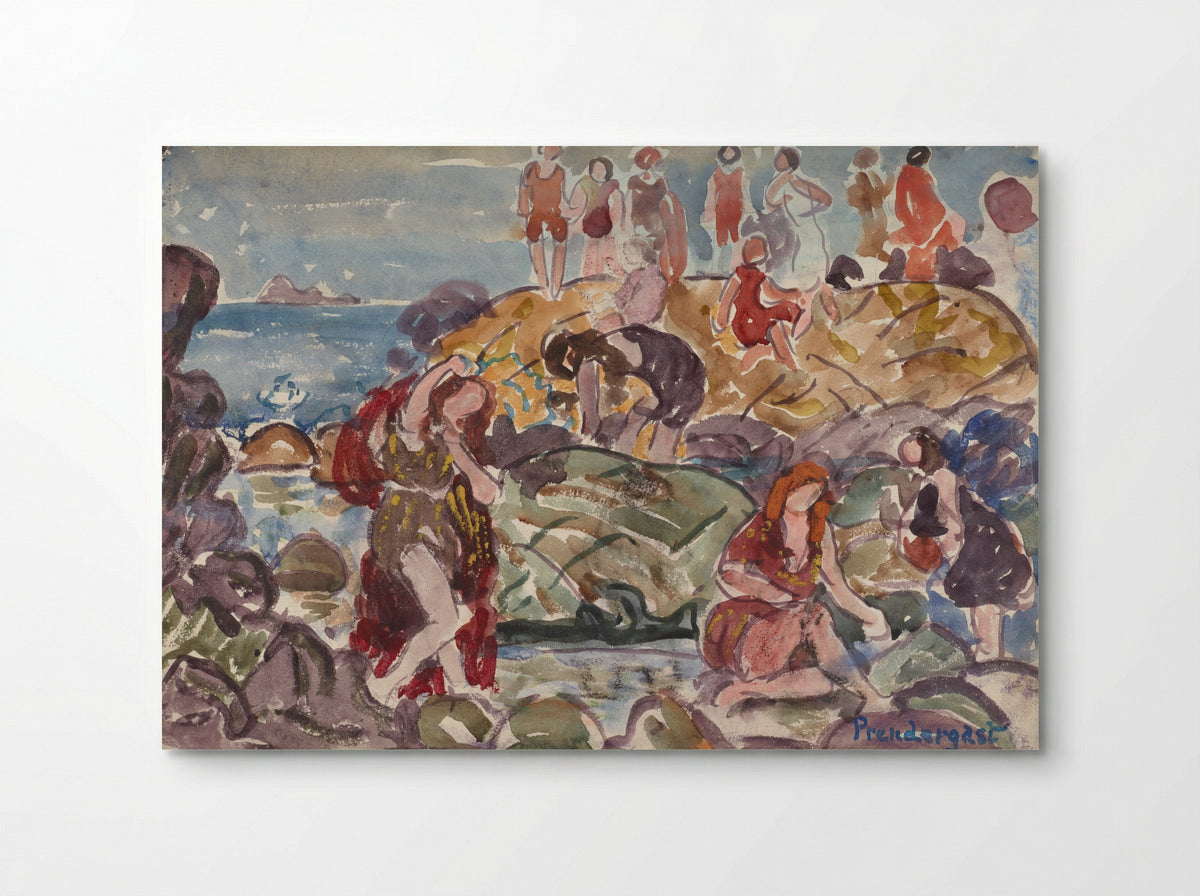 Beach, New England - Maurice Brazil Prendergast - Poster