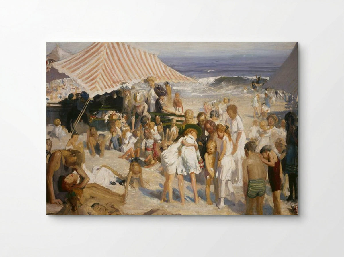 Beach at Coney Island - George Bellows - Poster