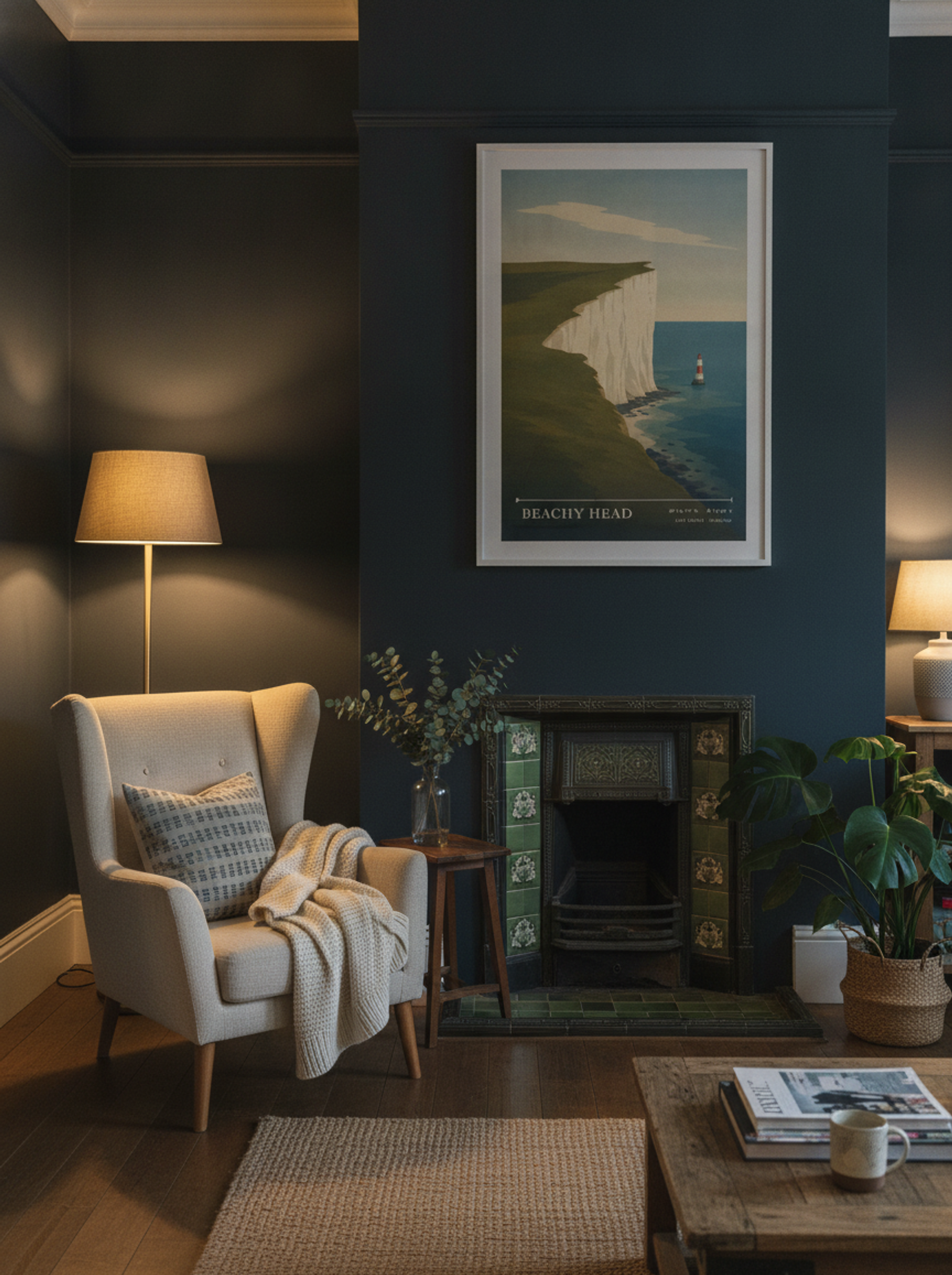Beachy Head Travel Poster Artwork - Lifestyle