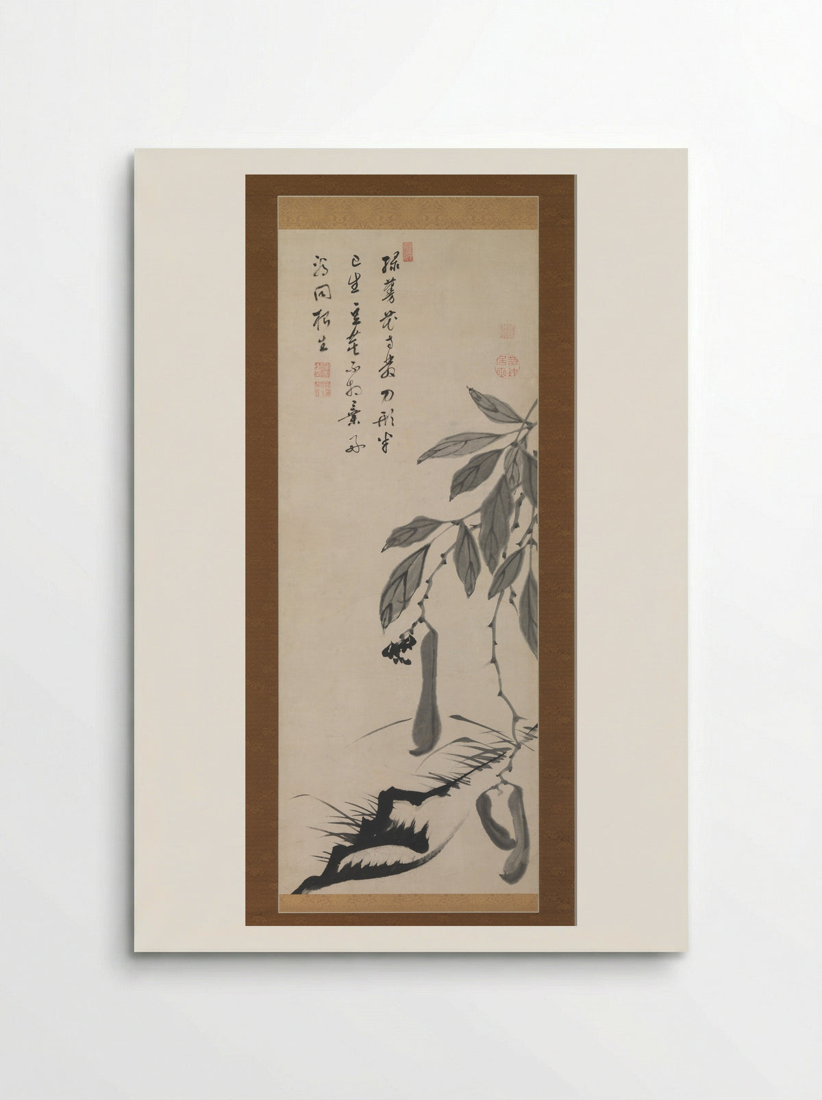 Bean Vine - Itō Jakuchū - Poster