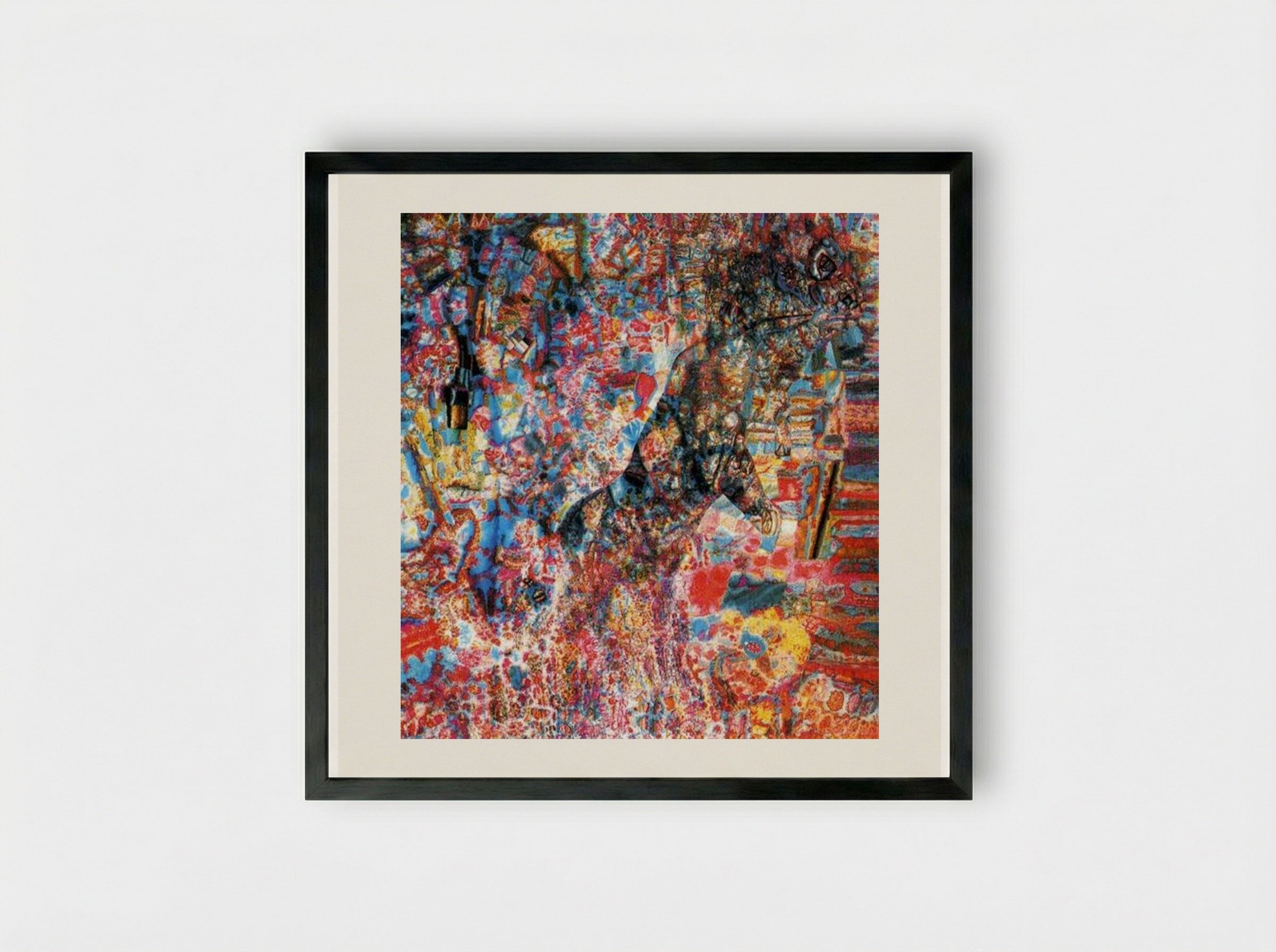 Beast (Wolf Cub) - Pavel Filonov - Framed Print Black