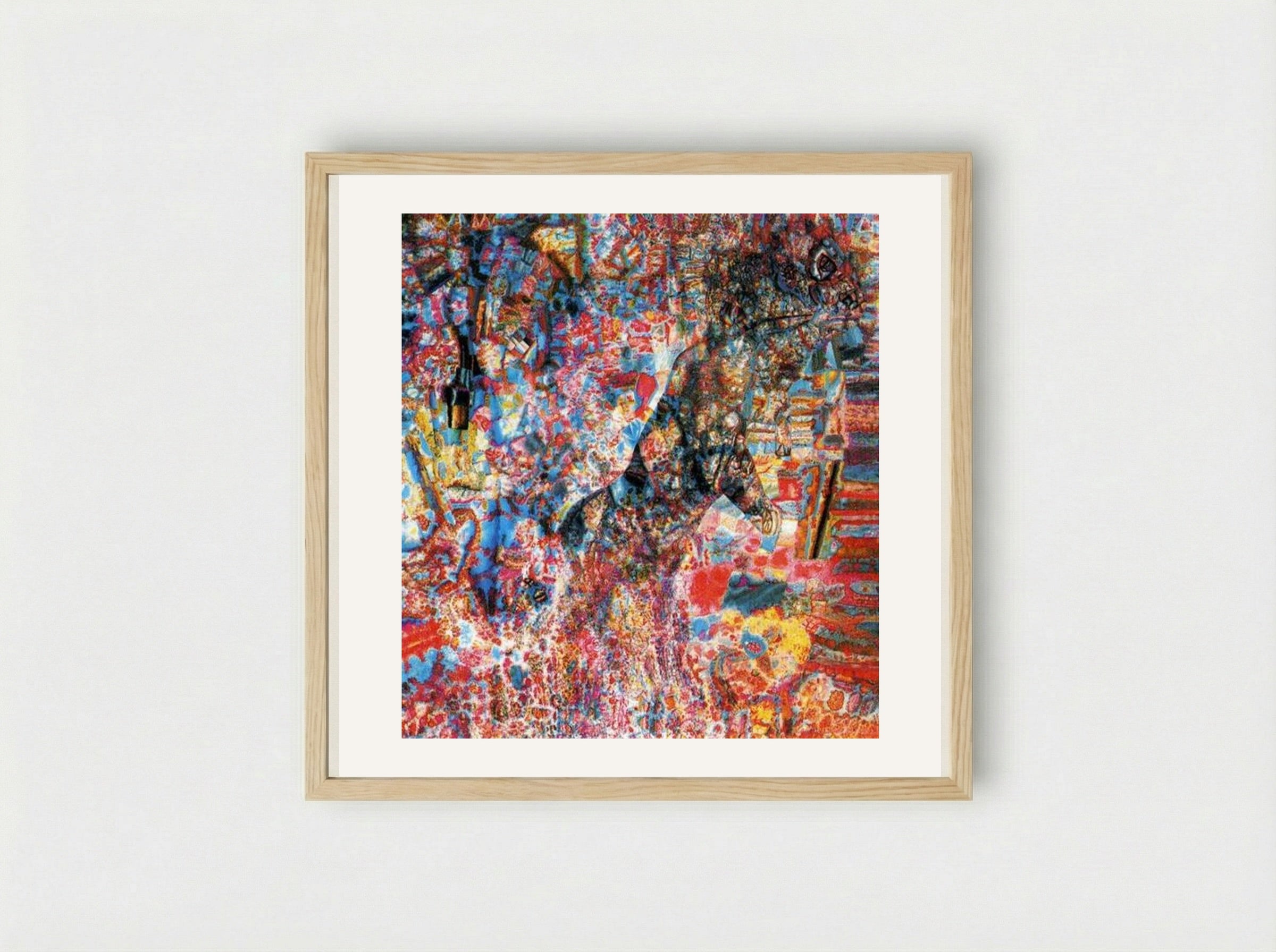 Beast (Wolf Cub) - Pavel Filonov - Framed Print Wood