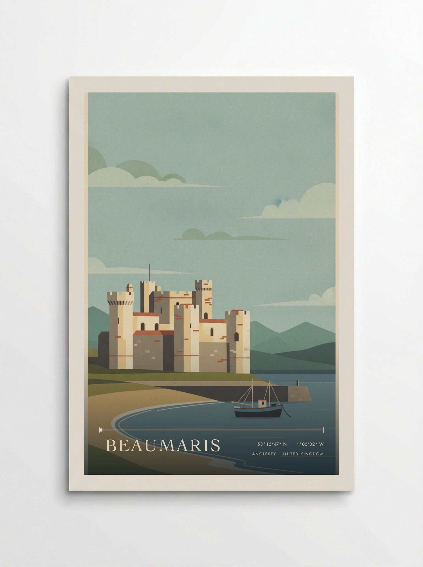 Beaumaris Anglesey United Kingdom Travel Poster - Poster