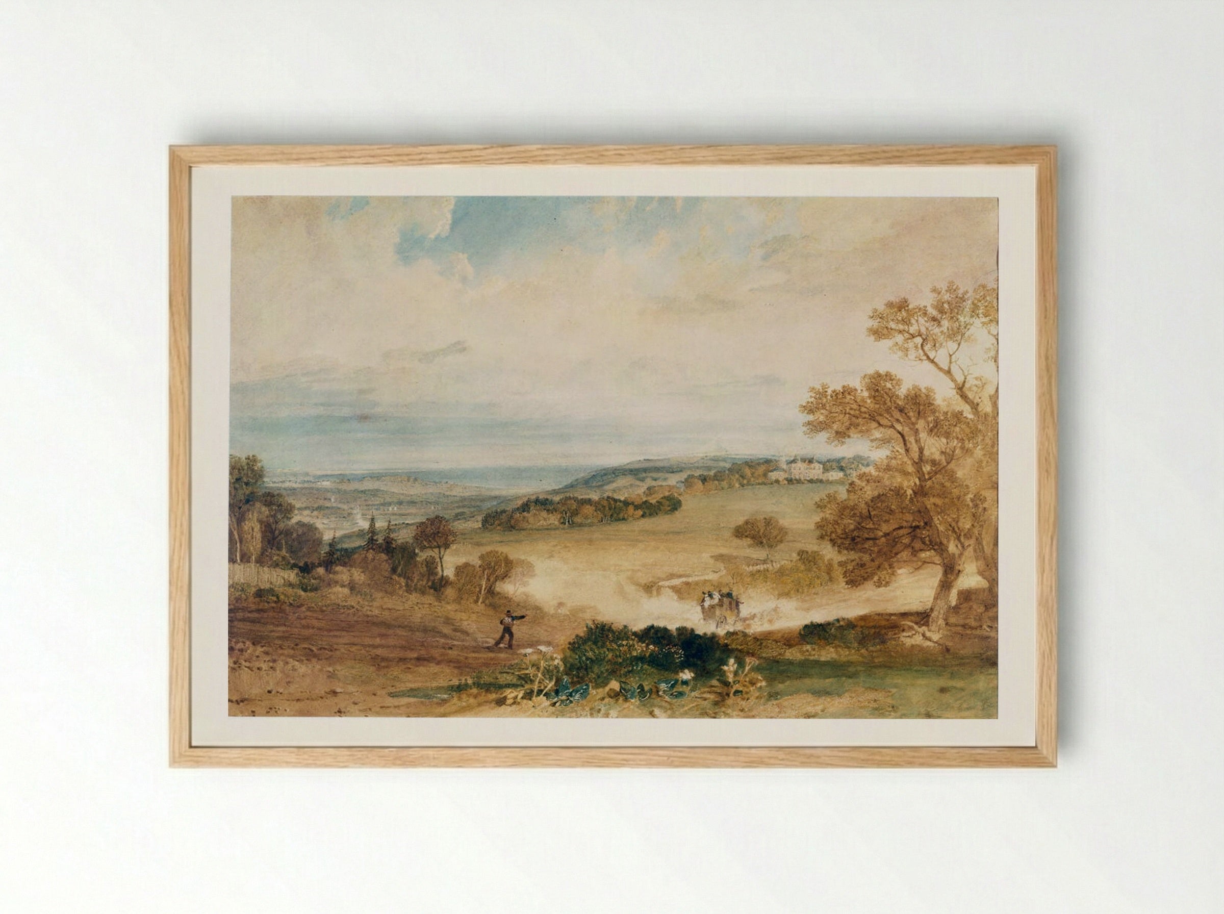 Beauport, near Bexhill - Joseph Mallord William Turner - Framed Print Wood