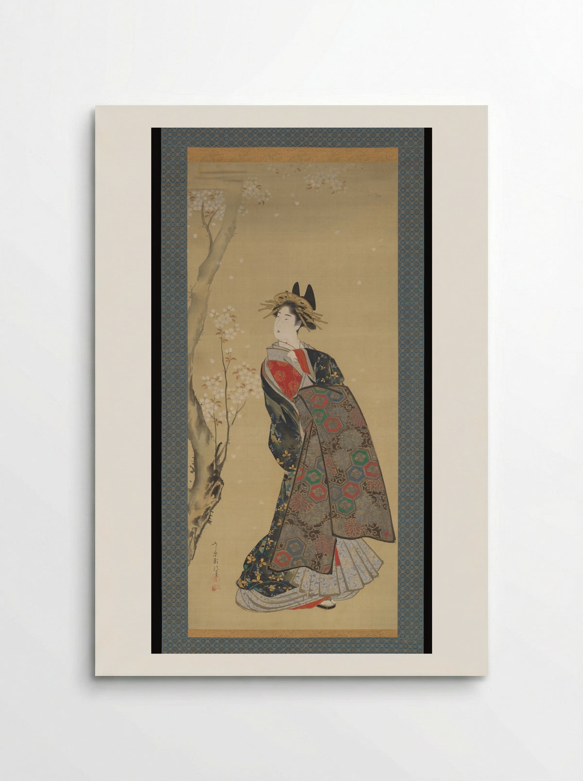 Beauty of the Season; Spring - Fujiwara Chikanobu - Poster
