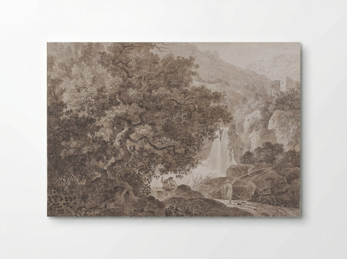 Bebost berglandschap (Tivoli) - Johann Conrad Steiner - Poster
