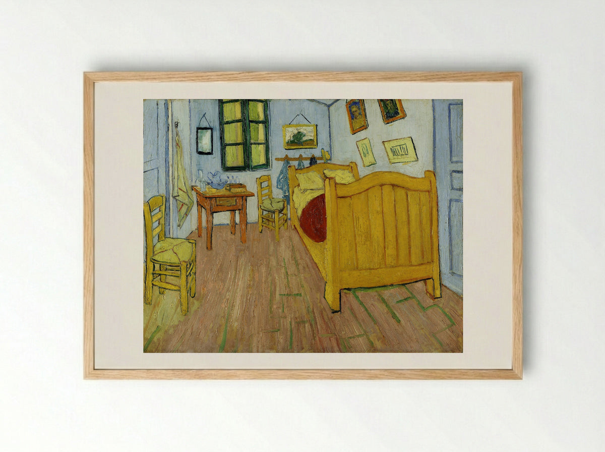 Bedroom in Arles - Vincent van Gogh - Framed Print Wood