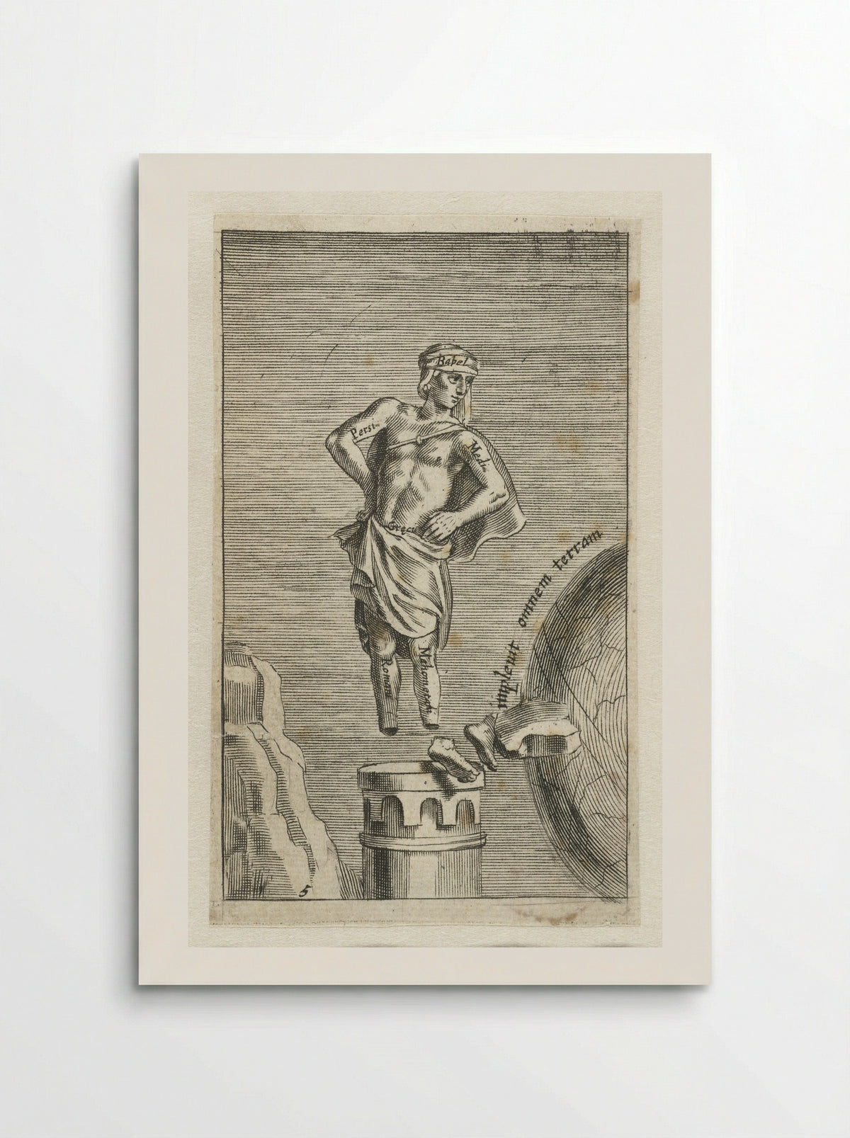 Beeld uit de droom van Nebukadnezar II - Salomon Italia - Poster