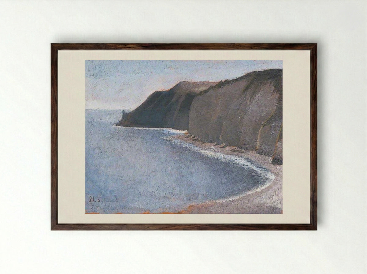 Beer, Devon - Winifred Knights - Framed Print Dark Wood