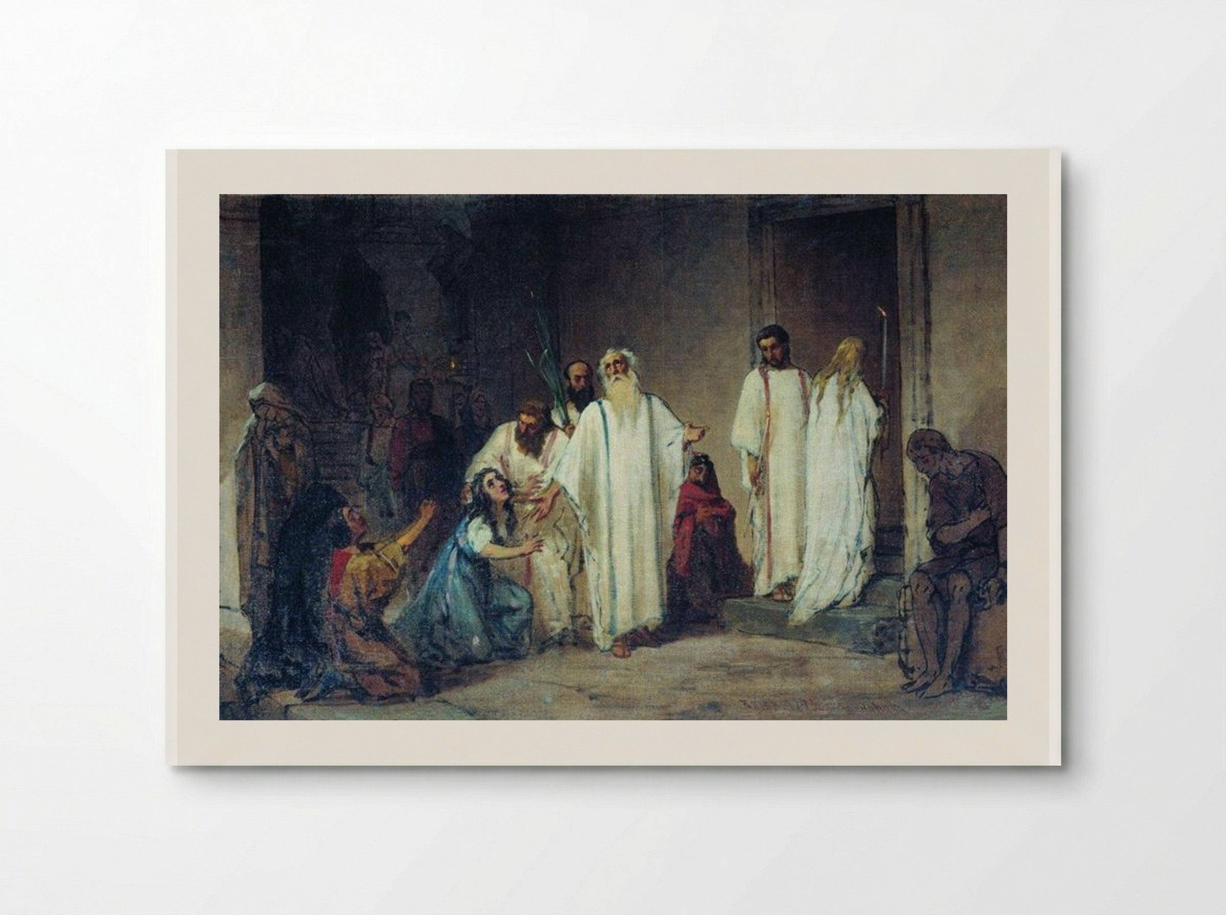 Before Entering the Arena - Fyodor Bronnikov - Poster