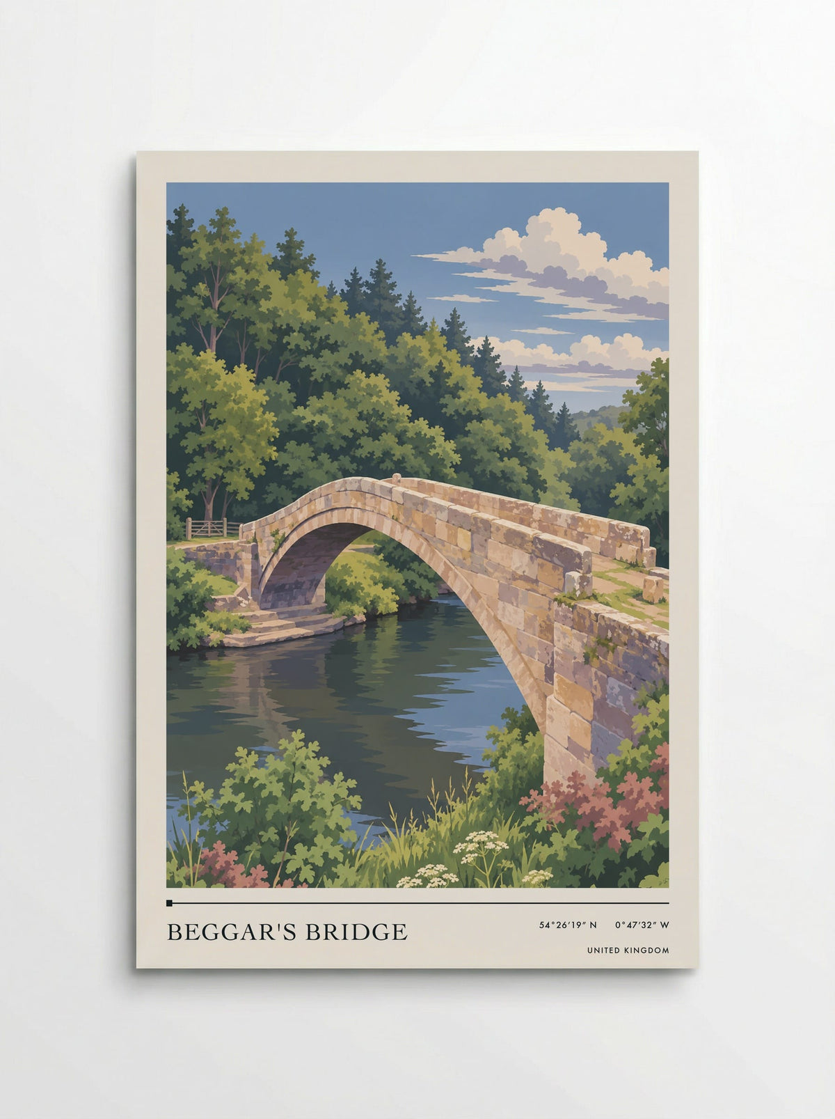 Beggar's Bridge | Travel Poster - Poster