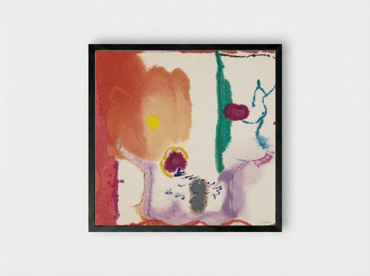Beginnings - Helen Frankenthaler - Framed Print Black