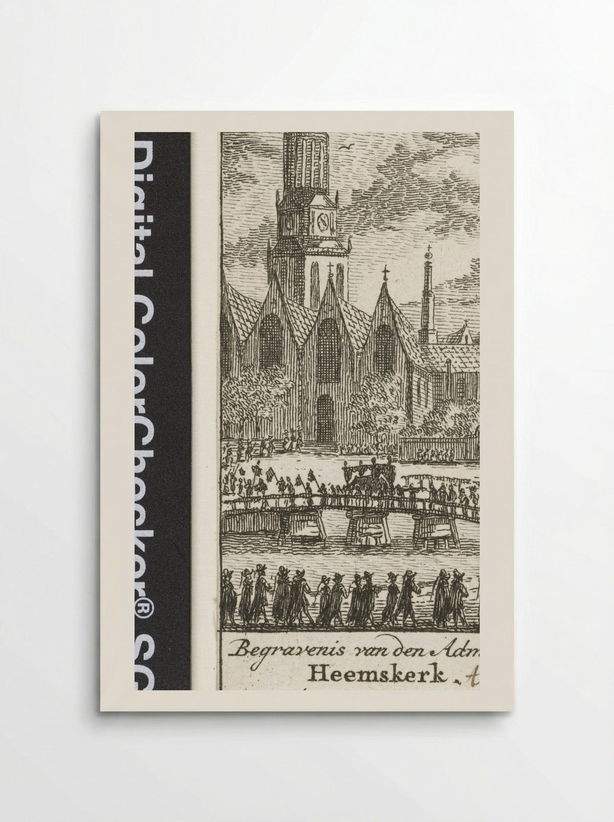 Begrafenis van Jacob van Heemskerck in de Oude Kerk te Amsterdam - Simon Fokke - Poster