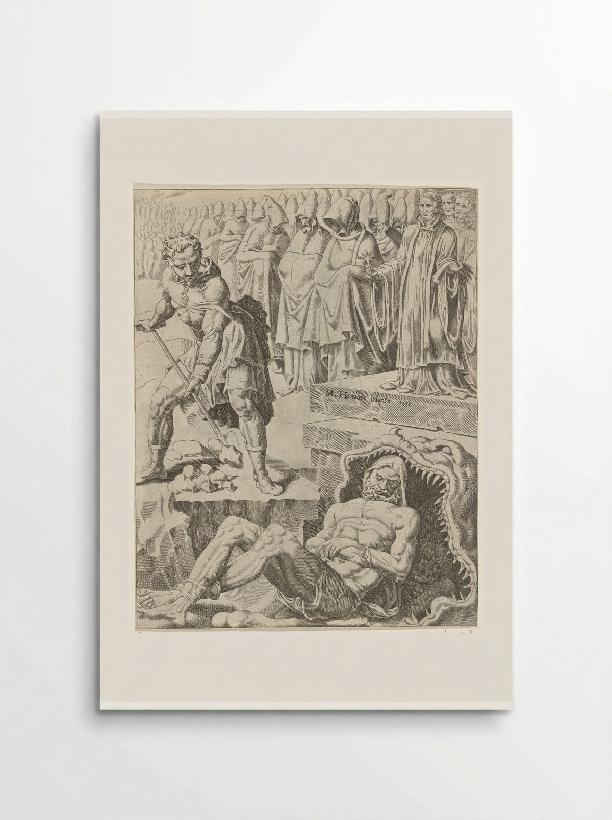 Begrafenis van de rijke man - Dirck Volckertsz. Coornhert - Poster