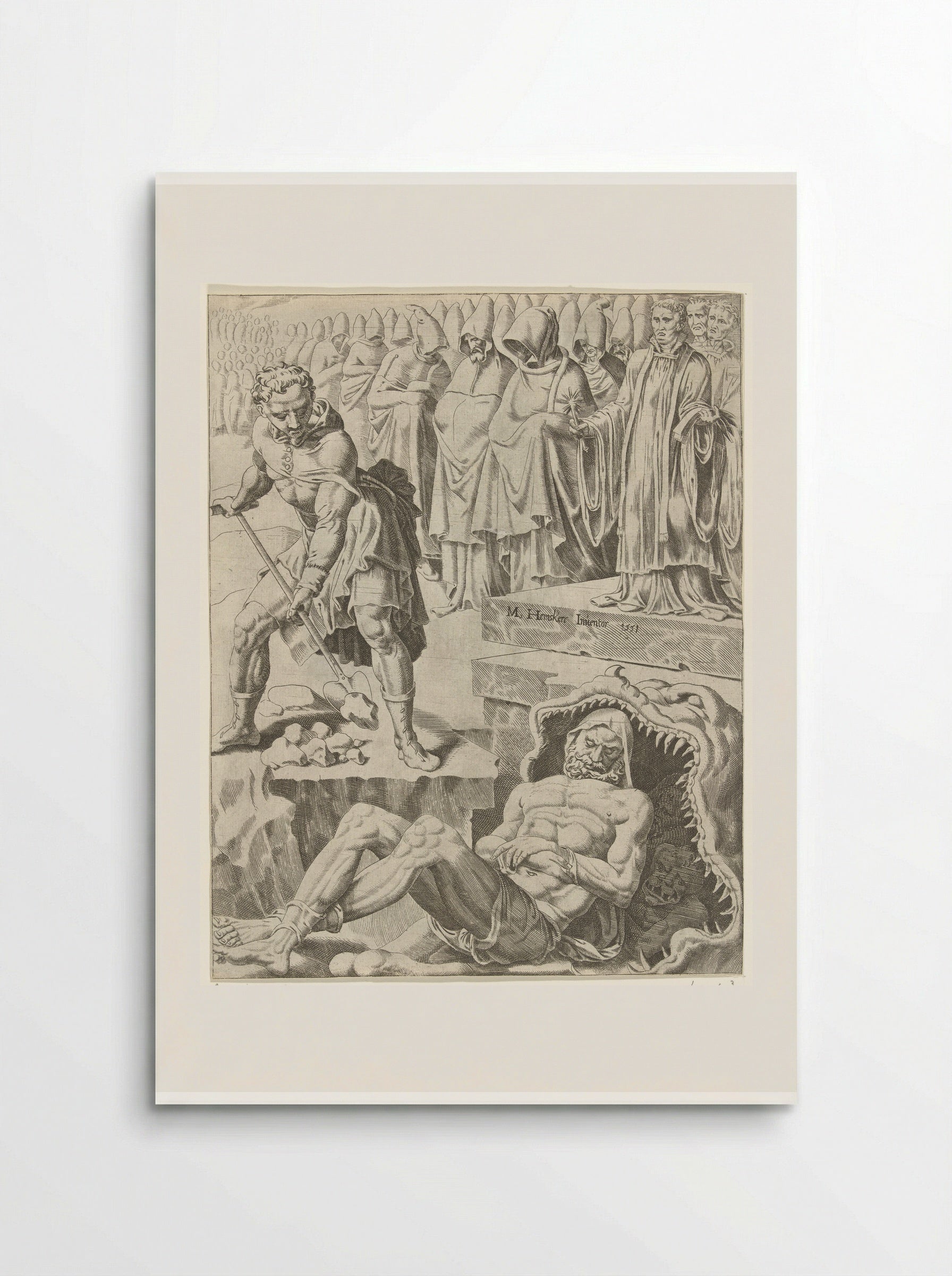 Begrafenis van de rijke man - Dirck Volckertsz. Coornhert - Poster