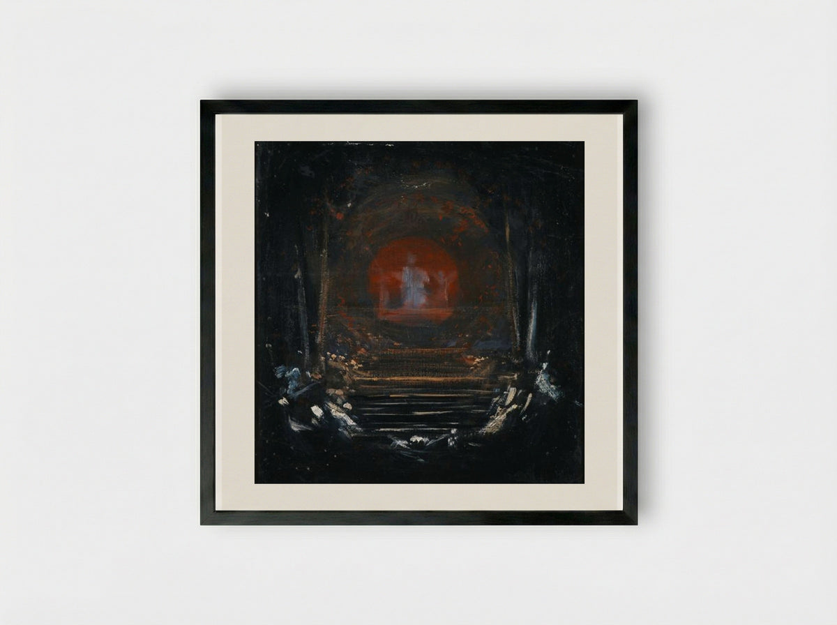 Behold the Celestial Bridegroom - Nikolaos Gyzis - Framed Print Black