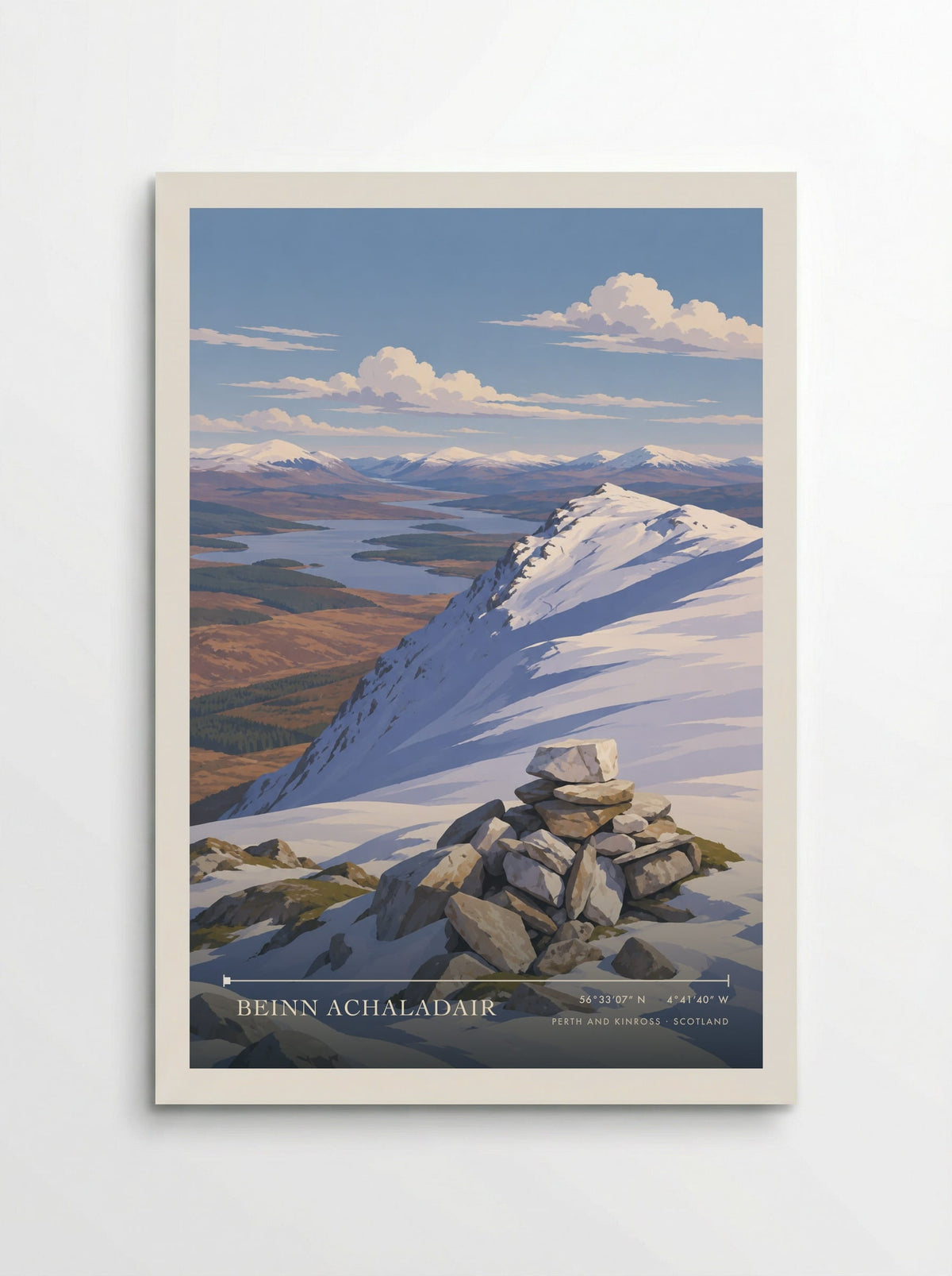 Beinn Achaladair, Perth and Kinross | Travel Poster - Poster