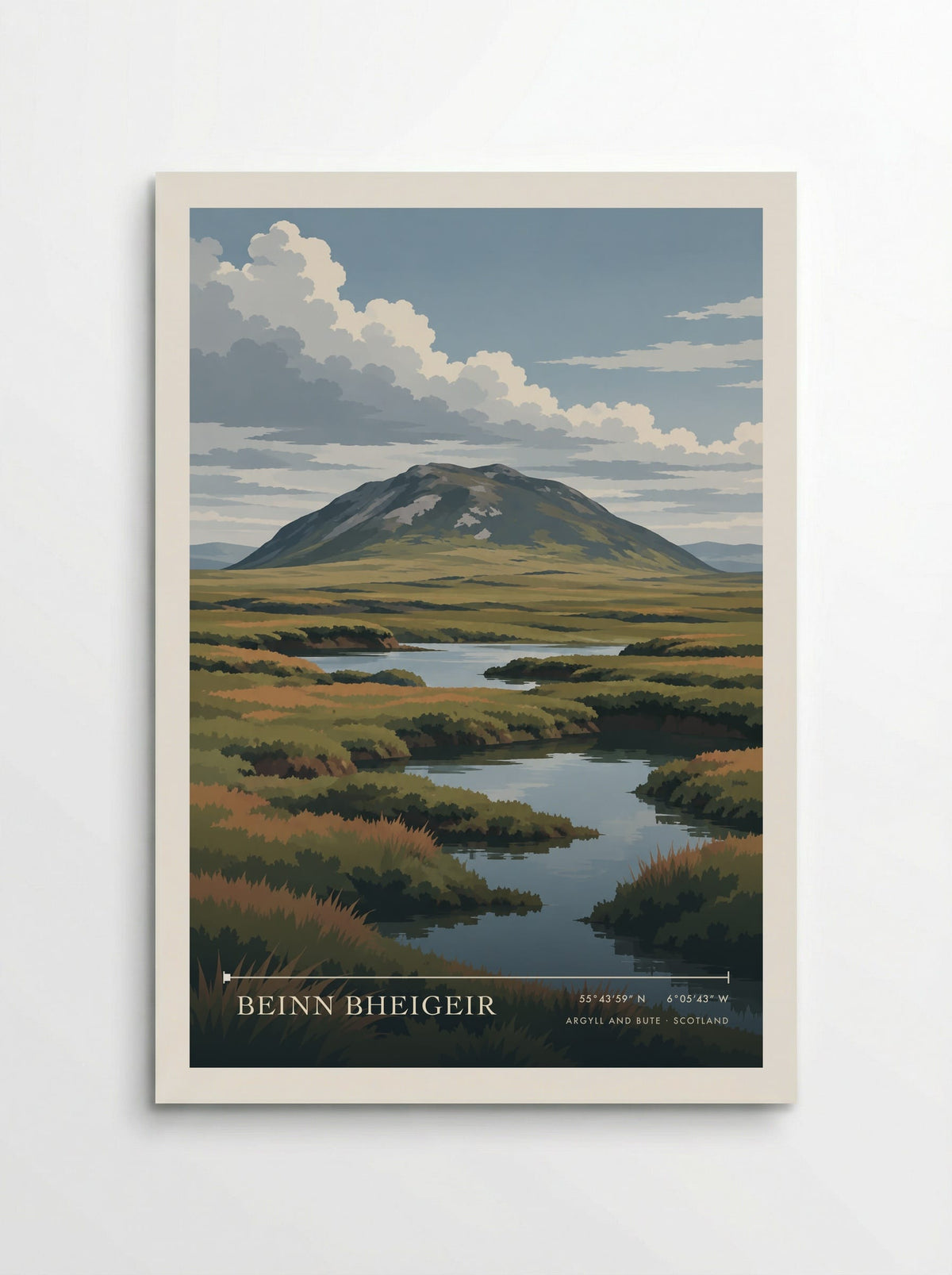 Beinn Bheigeir, Argyll and Bute | Travel Poster - Poster