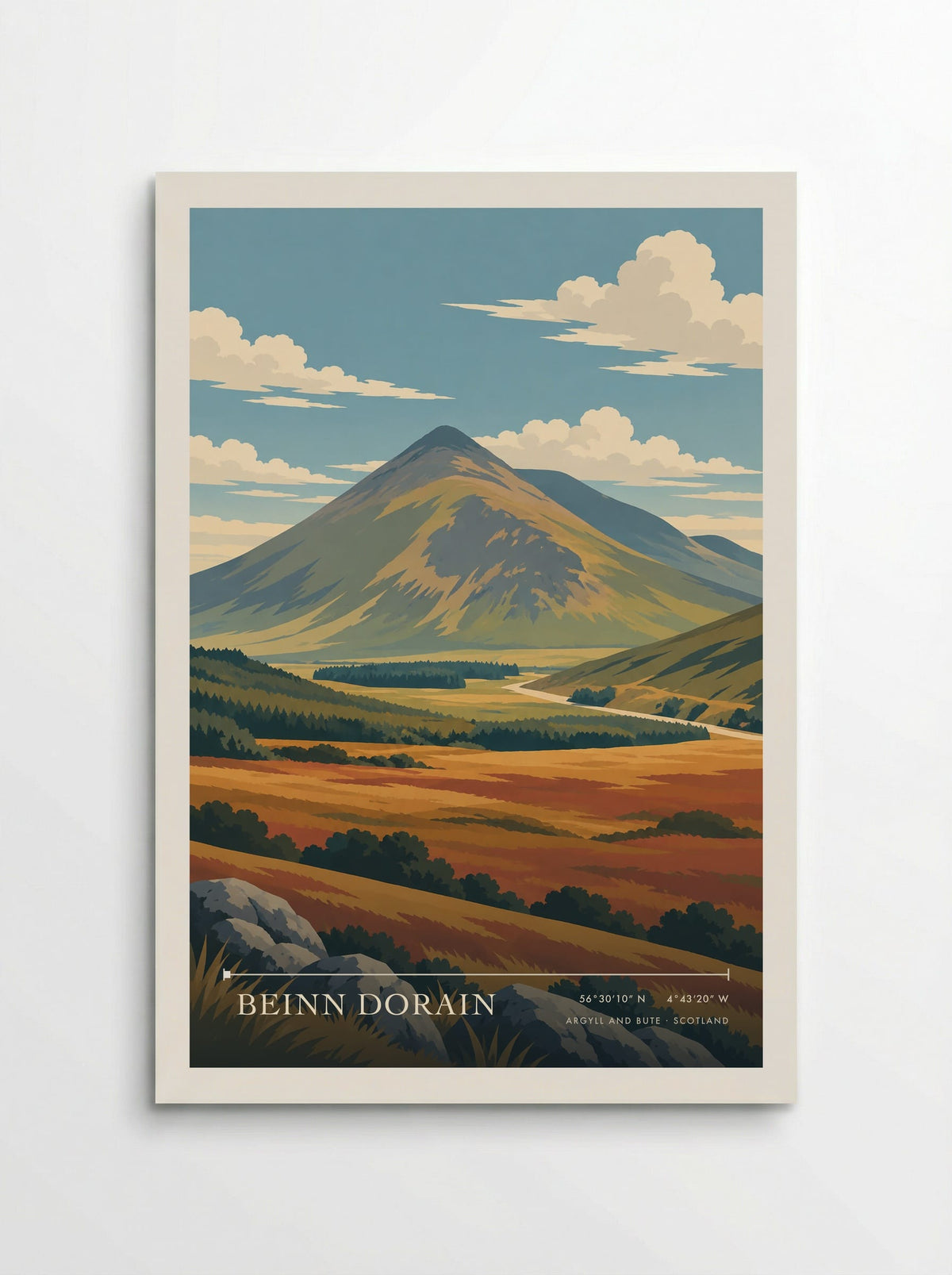 Beinn Dorain, Argyll and Bute | Travel Poster - Poster