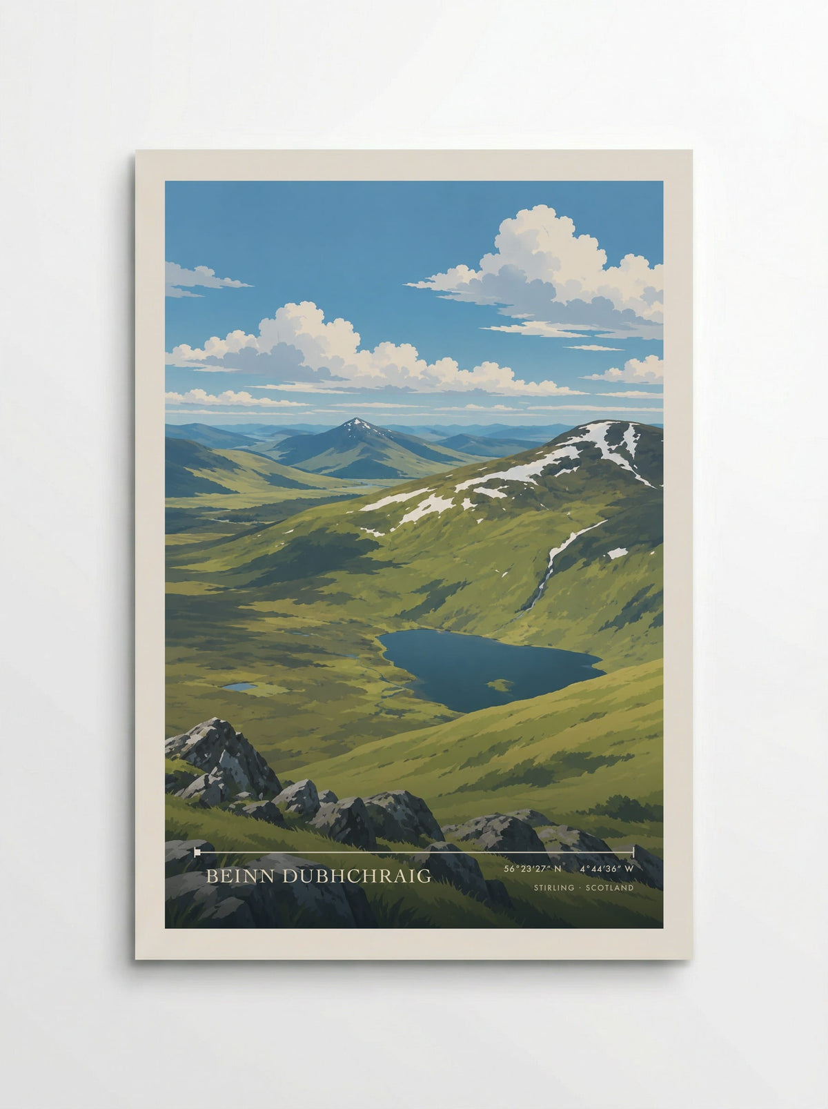Beinn Dubhchraig, Stirling | Travel Poster - Poster