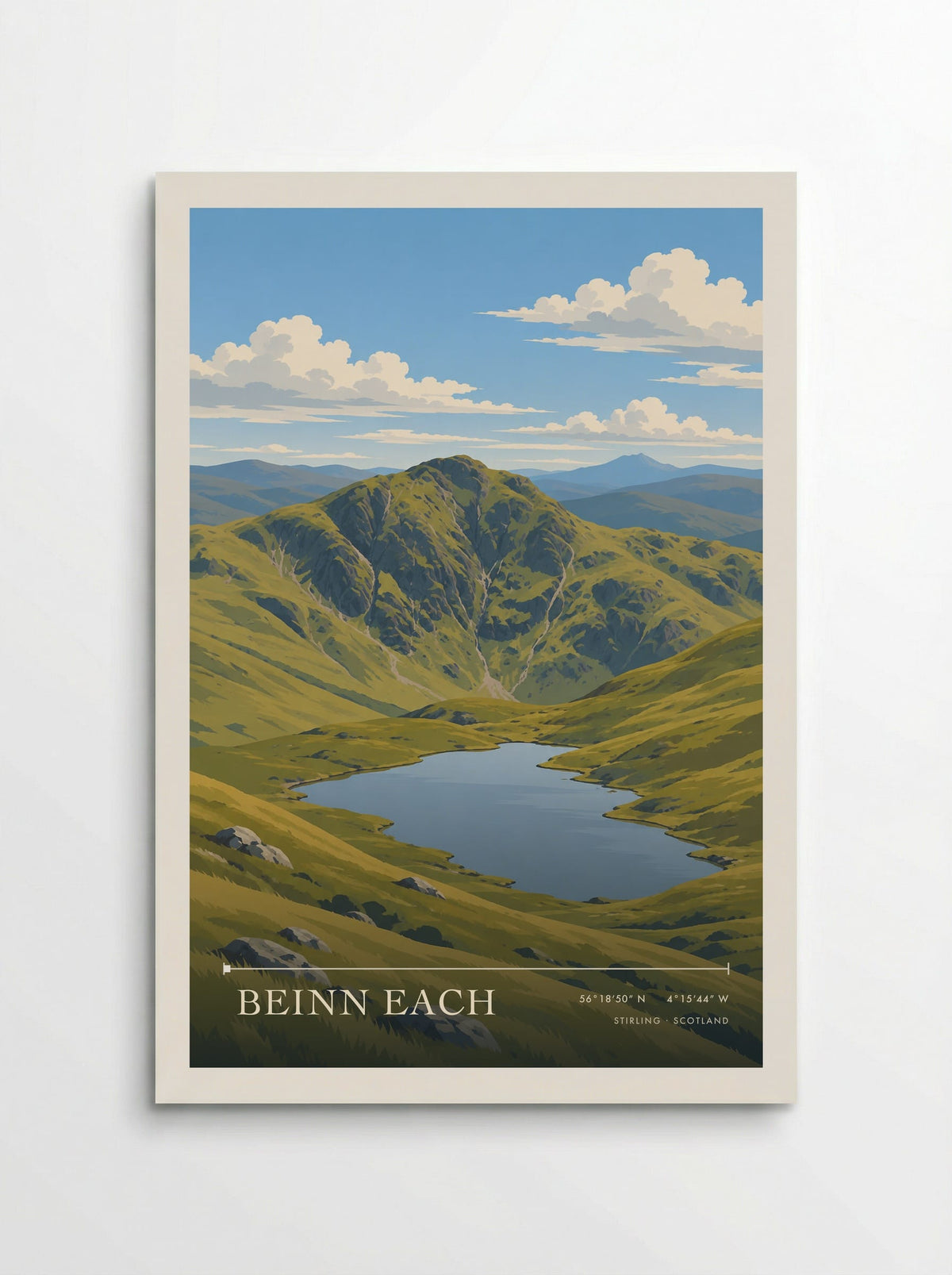 Beinn Each, Stirling | Travel Poster - Poster