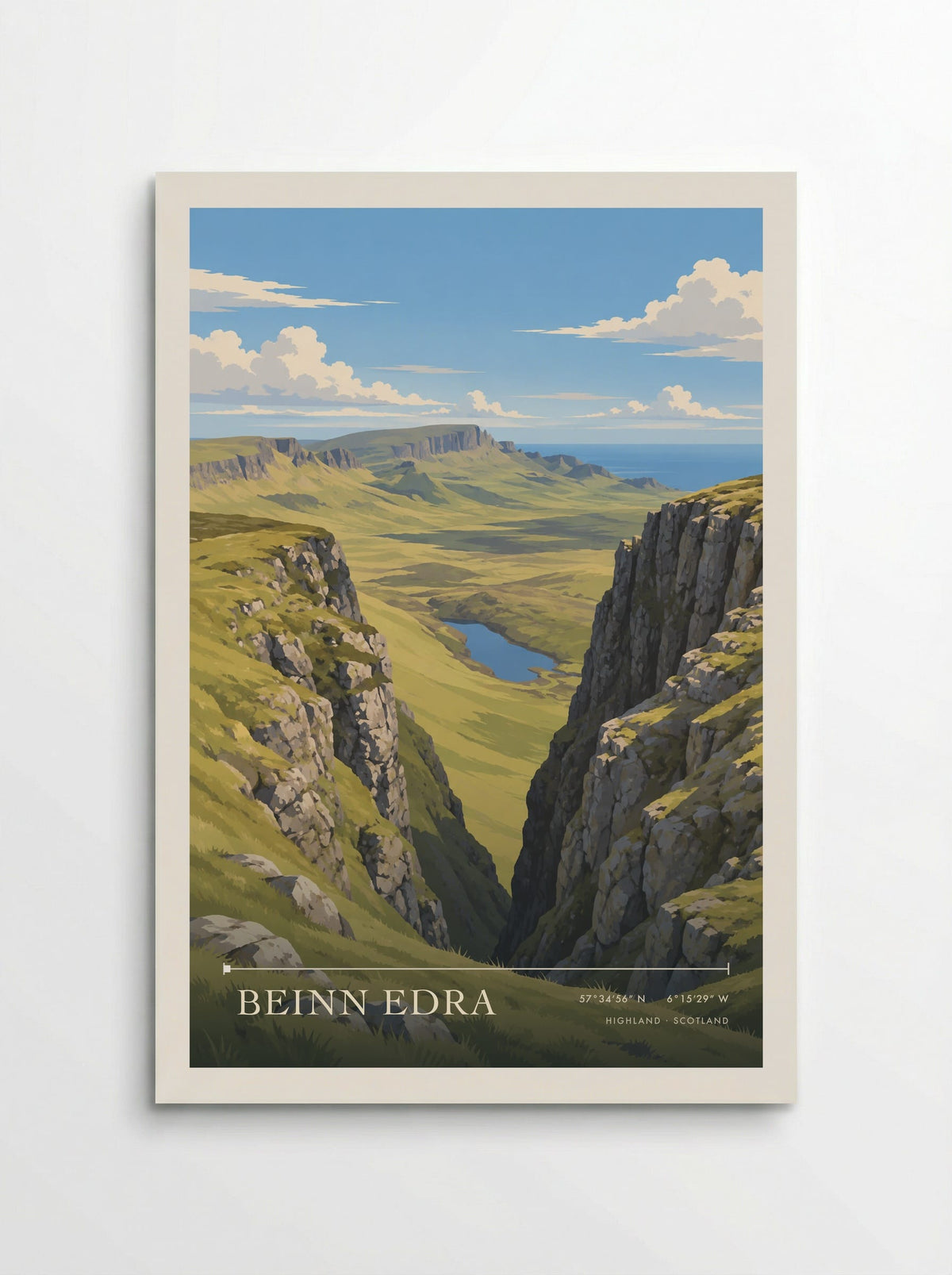 Beinn Edra, Highland | Travel Poster - Poster