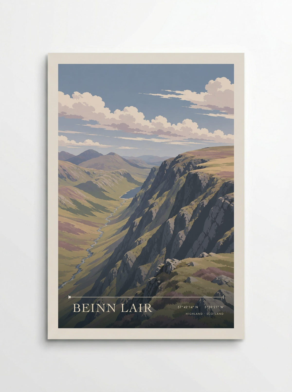 Beinn Lair, Highland | Travel Poster - Poster