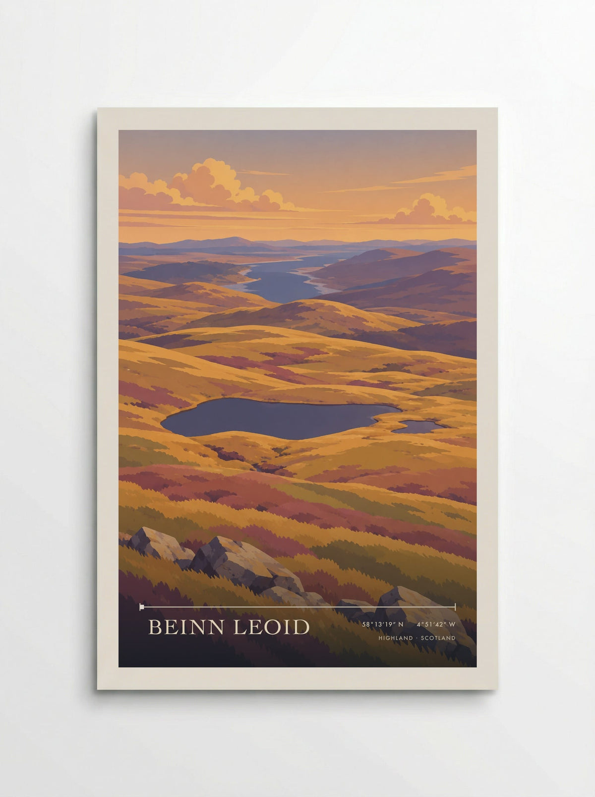 Beinn Leoid, Highland | Travel Poster - Poster