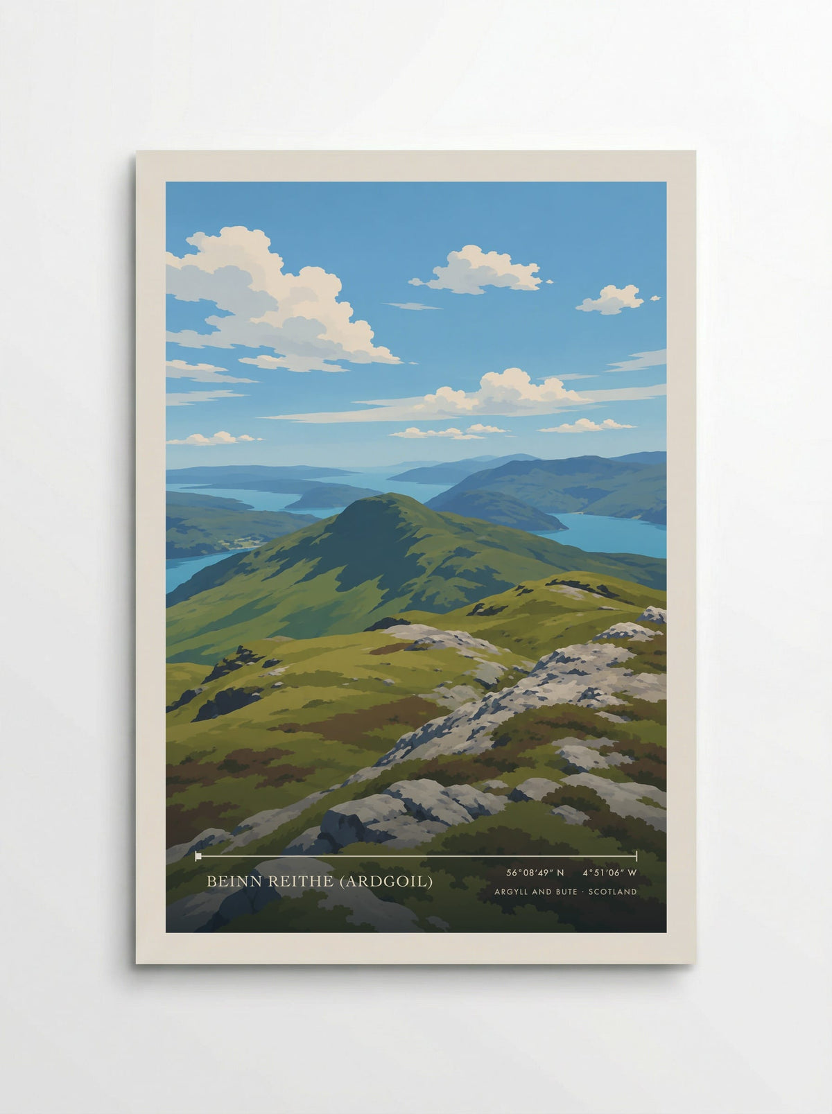 Beinn Reithe (Ardgoil), Argyll and Bute | Travel Poster - Poster