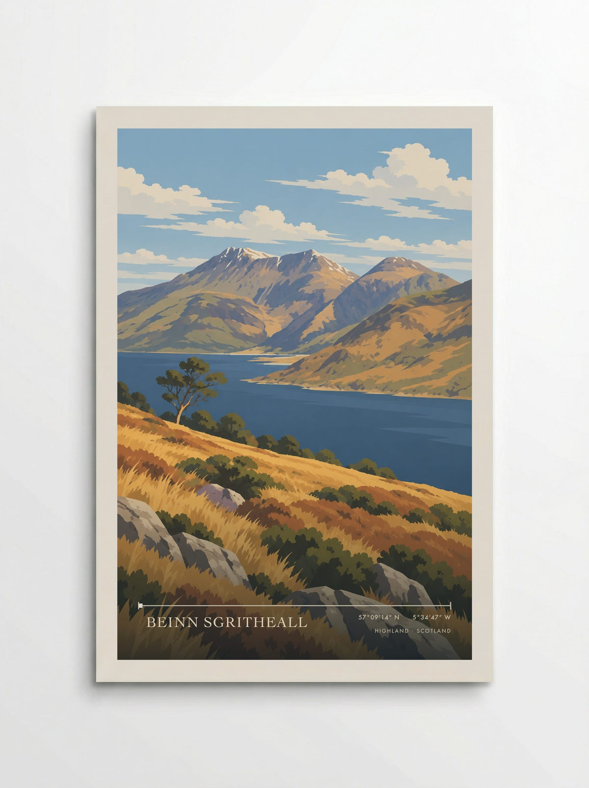 Beinn Sgritheall, Highland | Travel Poster - Poster