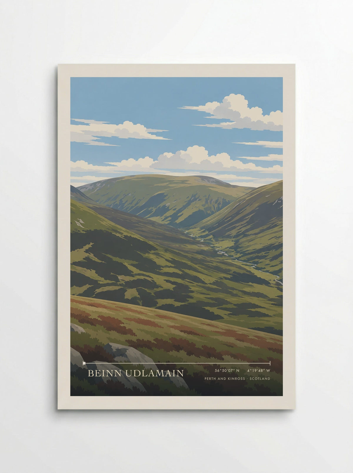 Beinn Udlamain, Perth and Kinross | Travel Poster - Poster