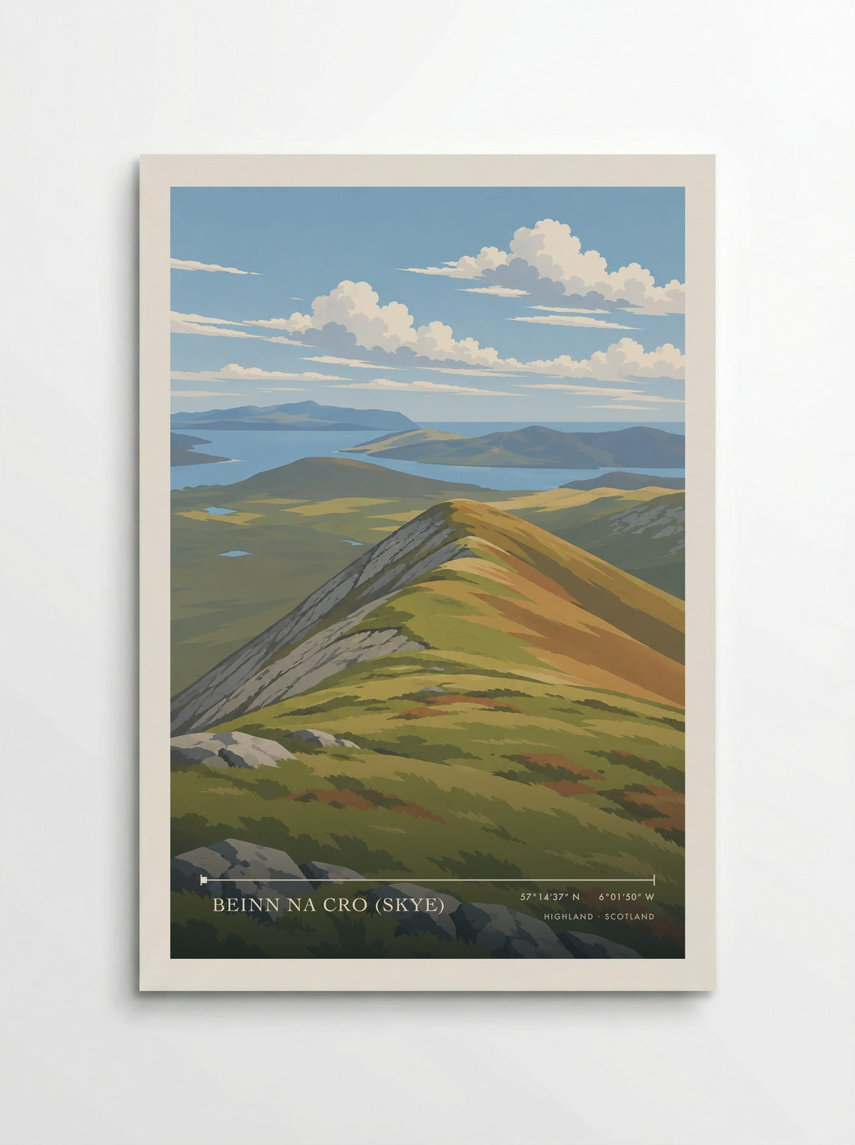 Beinn na Cro (Skye), Highland | Travel Poster - Poster