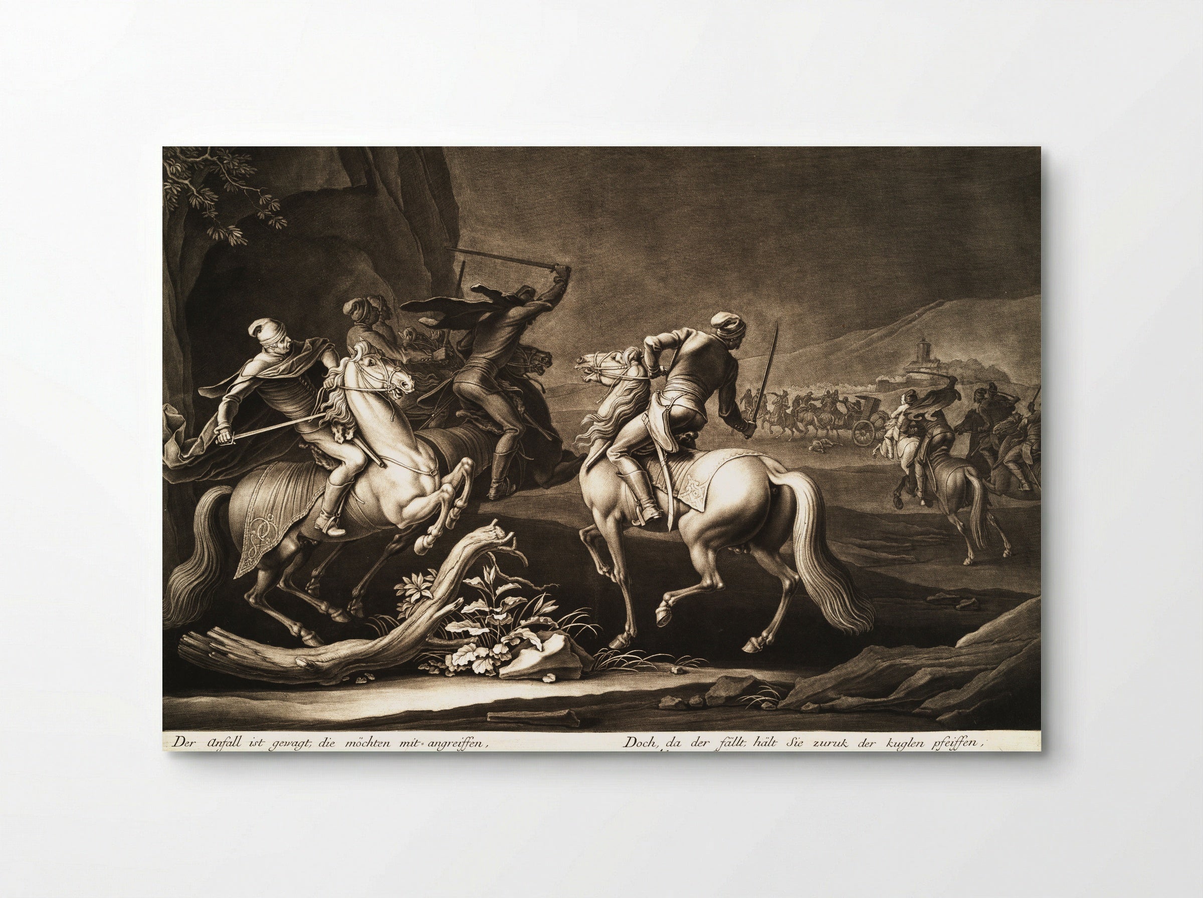 Beleg van Augsburg, 1704 - Georg Philipp Rugendas (I) - Poster